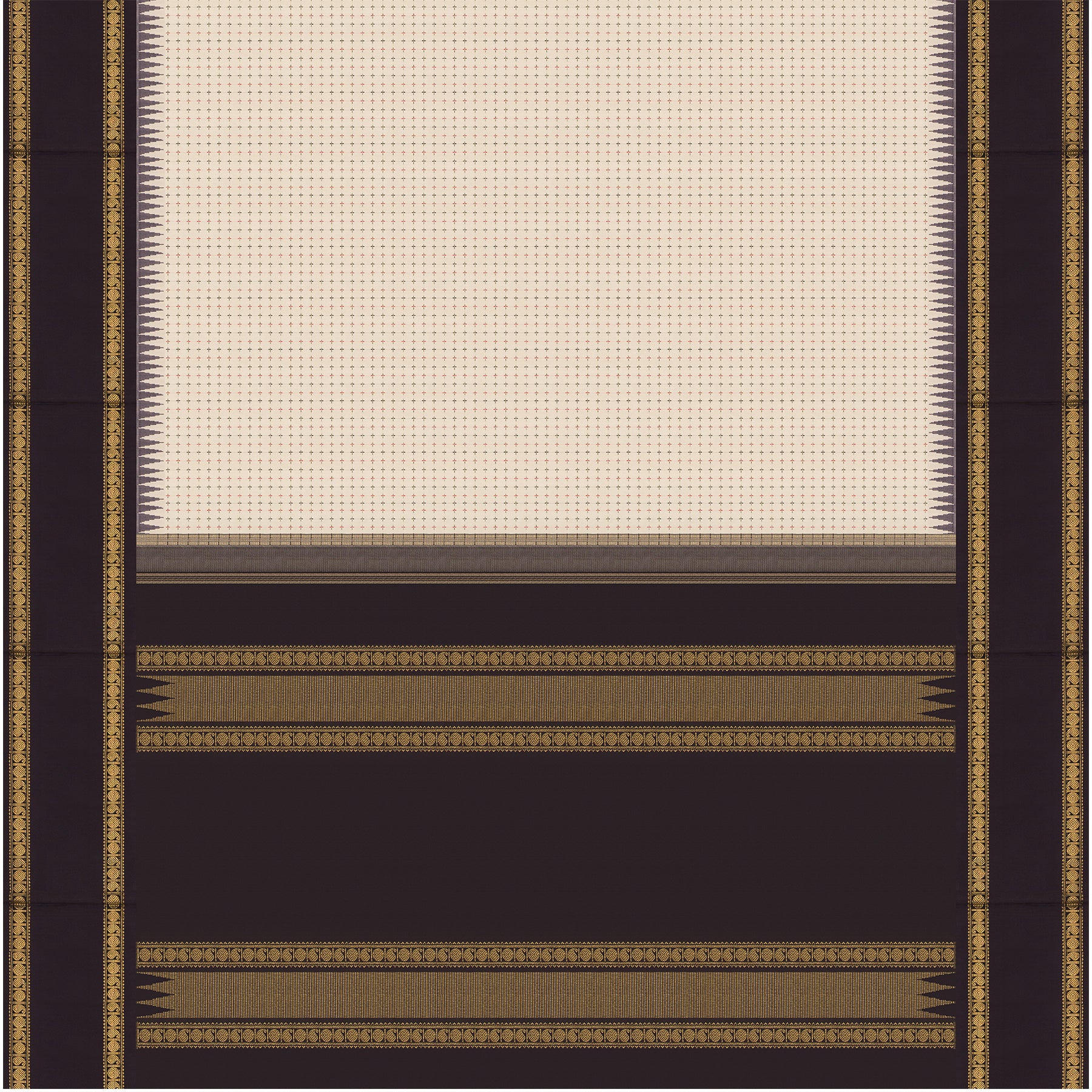 Kanakavalli Kanjivaram Silk Sari 23-595-HS001-11437 - Full View