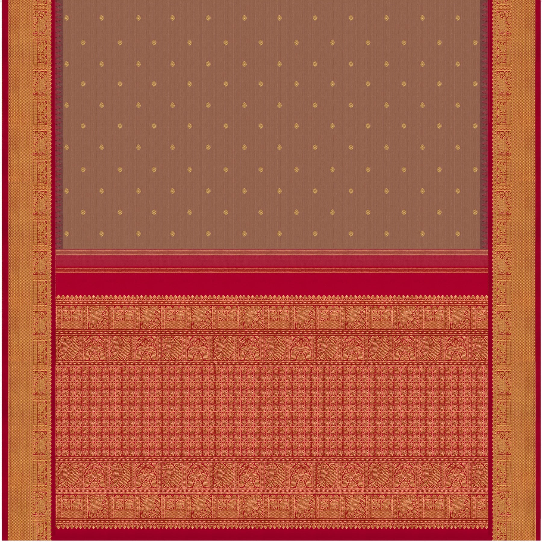 Kanakavalli Kanjivaram Silk Sari 23-595-HS001-11447 - Full View