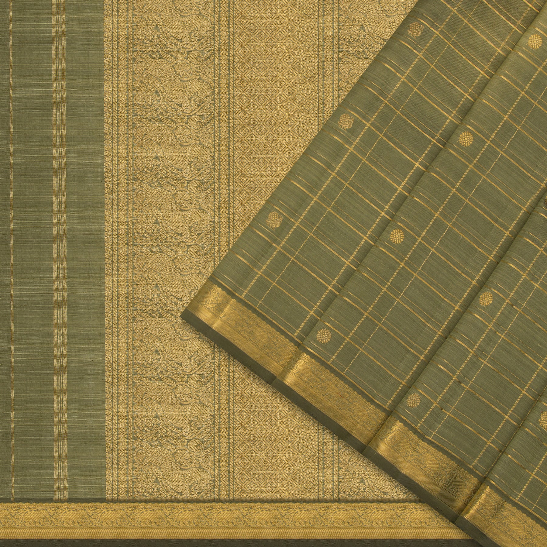 Kanakavalli Kanjivaram Silk Sari 23-595-HS001-12147 - Cover View