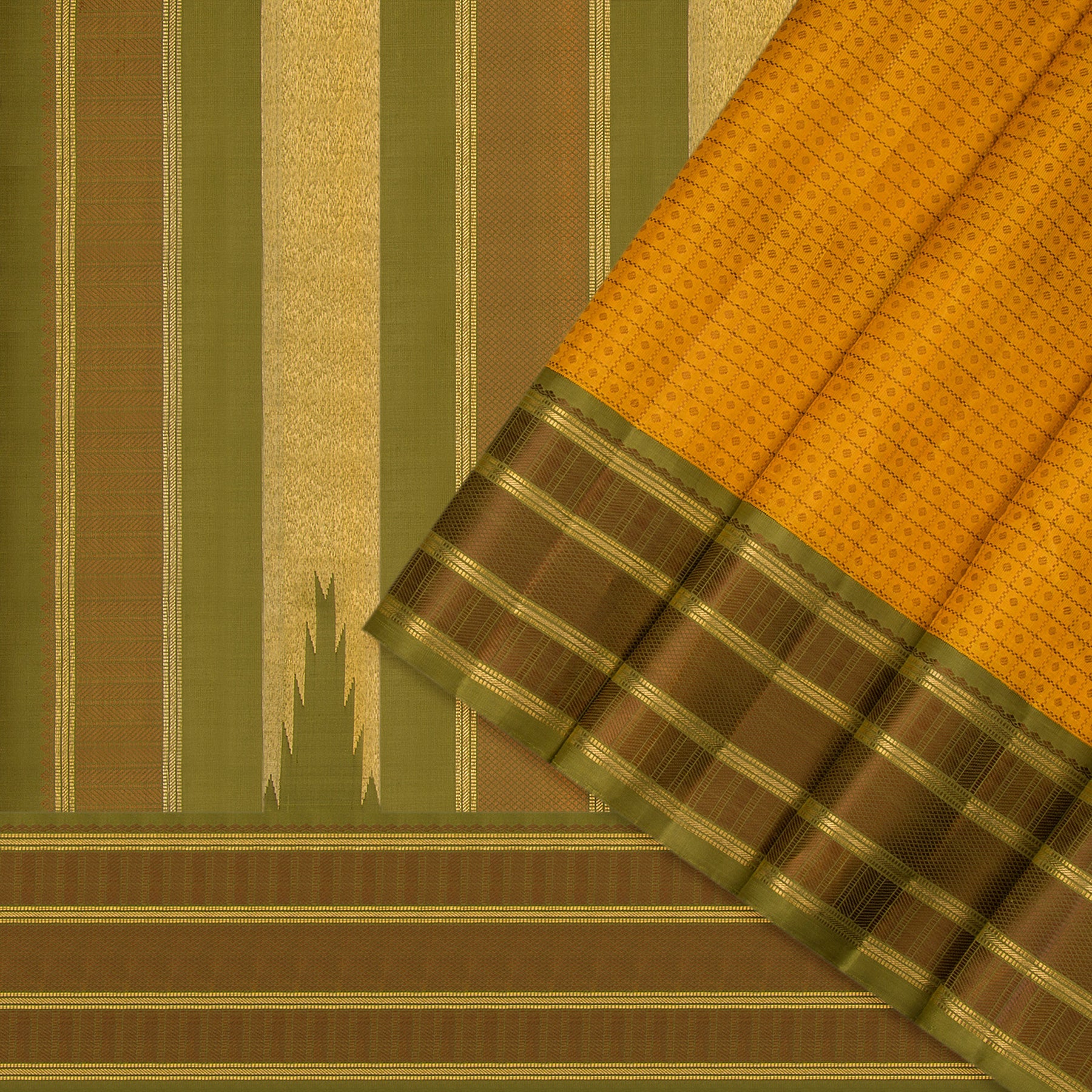 Kanakavalli Kanjivaram Silk Sari 23-595-HS001-12171 - Cover View
