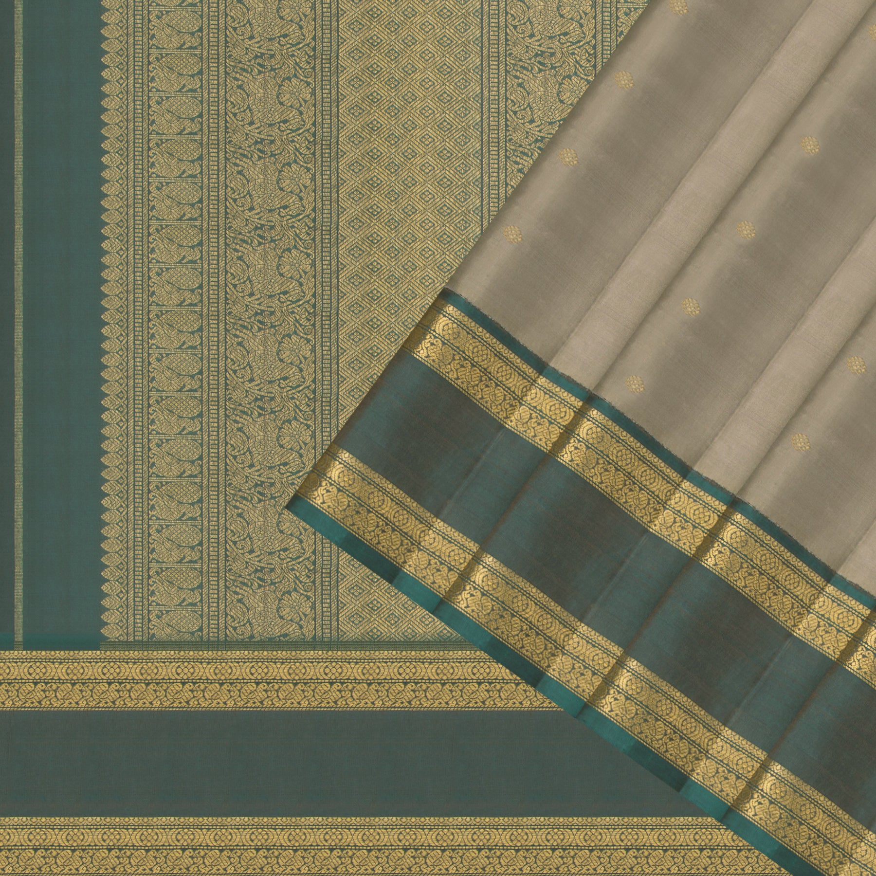 Kanakavalli Kanjivaram Silk Sari 23-595-HS001-12181 - Cover View