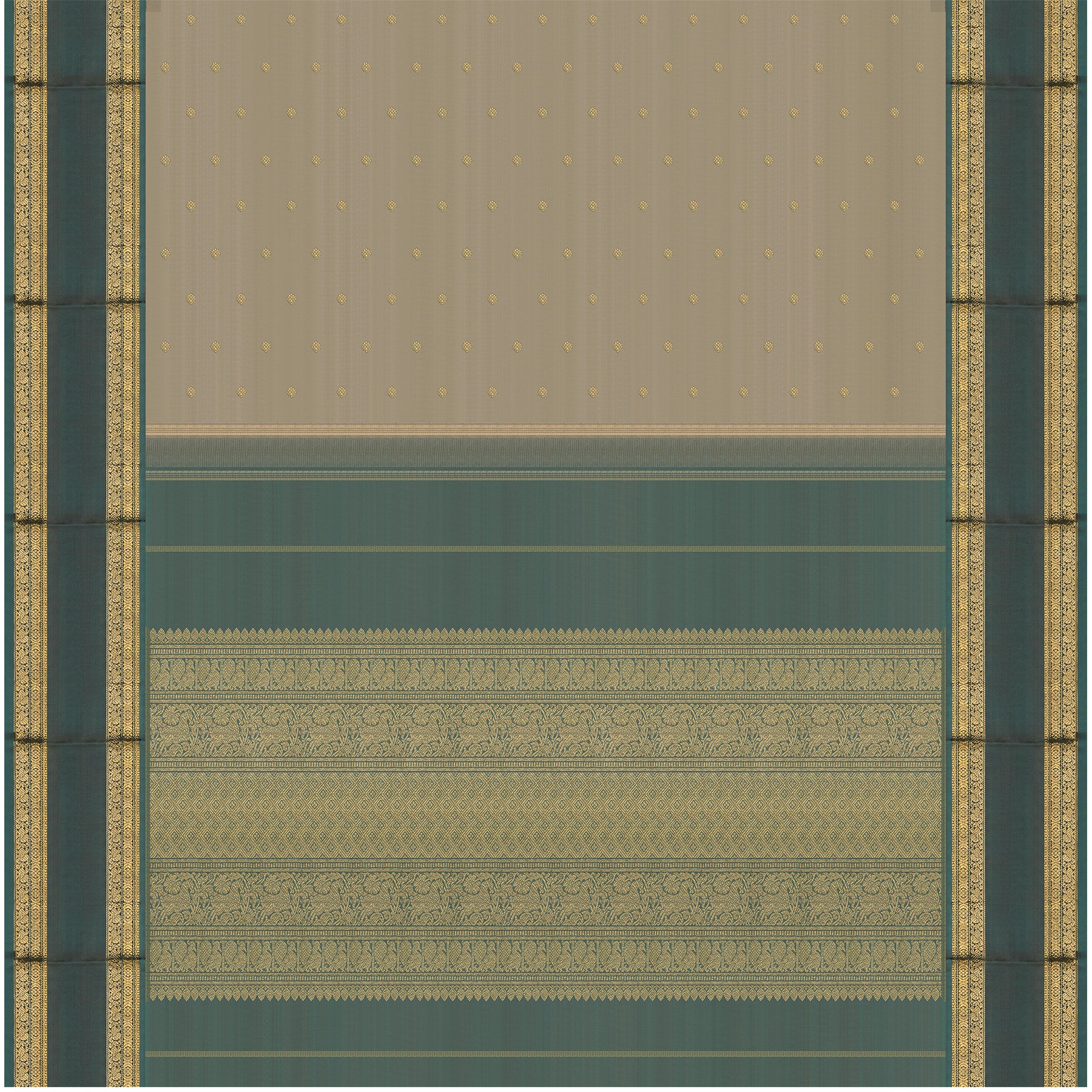 Kanakavalli Kanjivaram Silk Sari 23-595-HS001-12181 - Full View