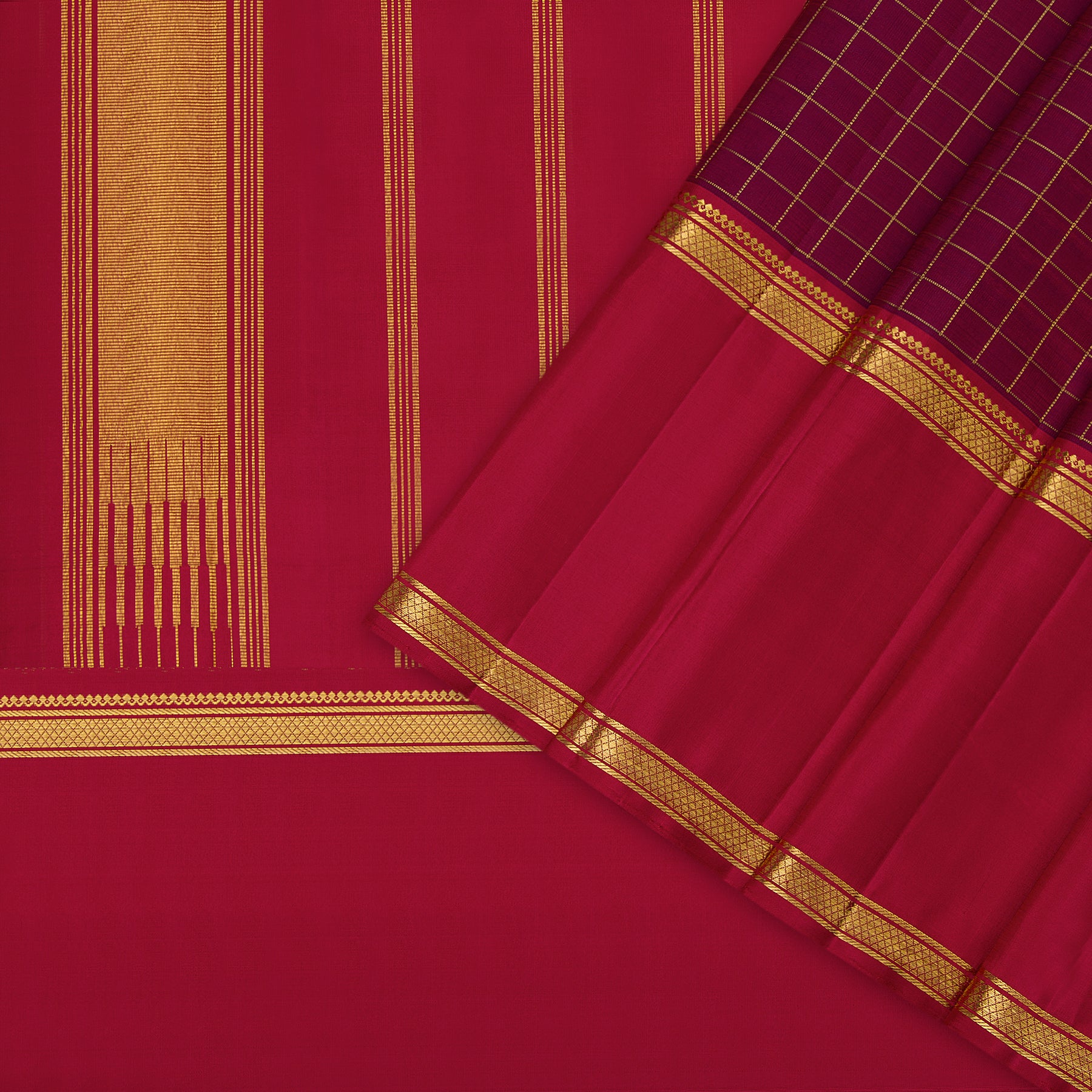 Kanakavalli Kanjivaram Silk Sari 23-595-HS001-12775 - Cover View
