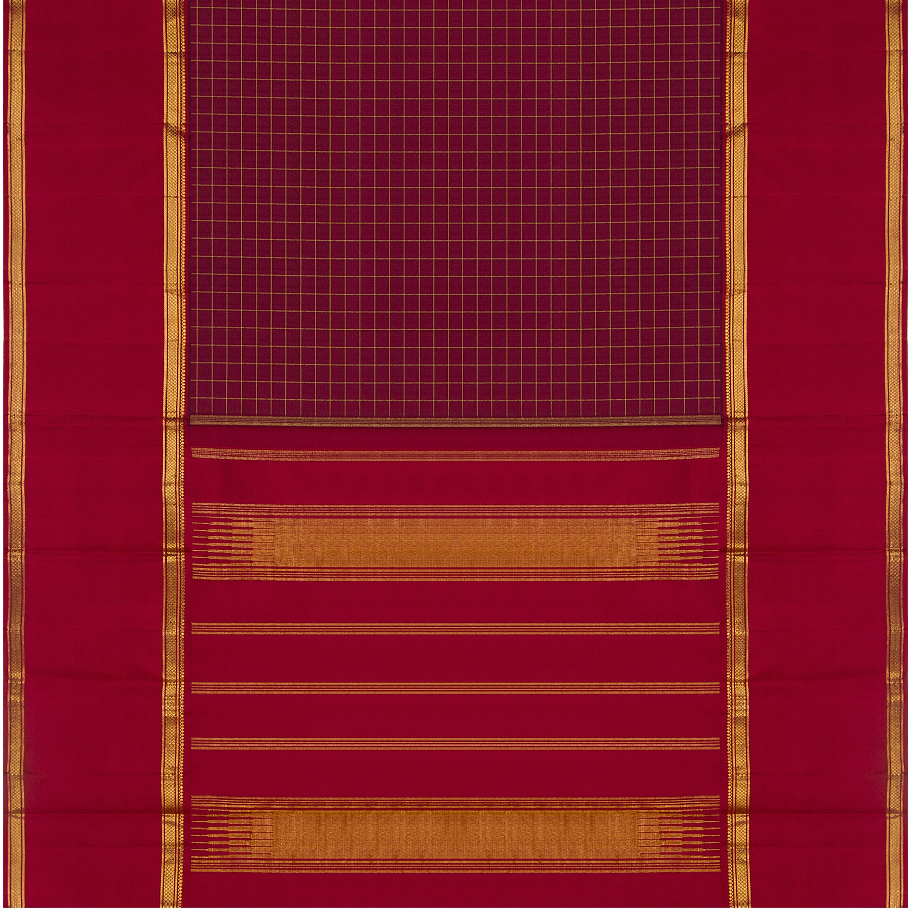 Kanakavalli Kanjivaram Silk Sari 23-595-HS001-12775 - Full View