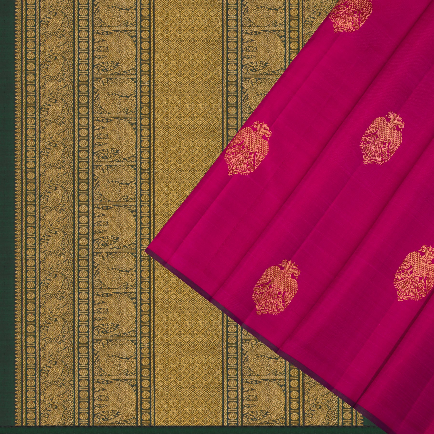 Kanakavalli Kanjivaram Silk Sari 23-595-HS001-13643 - Cover View