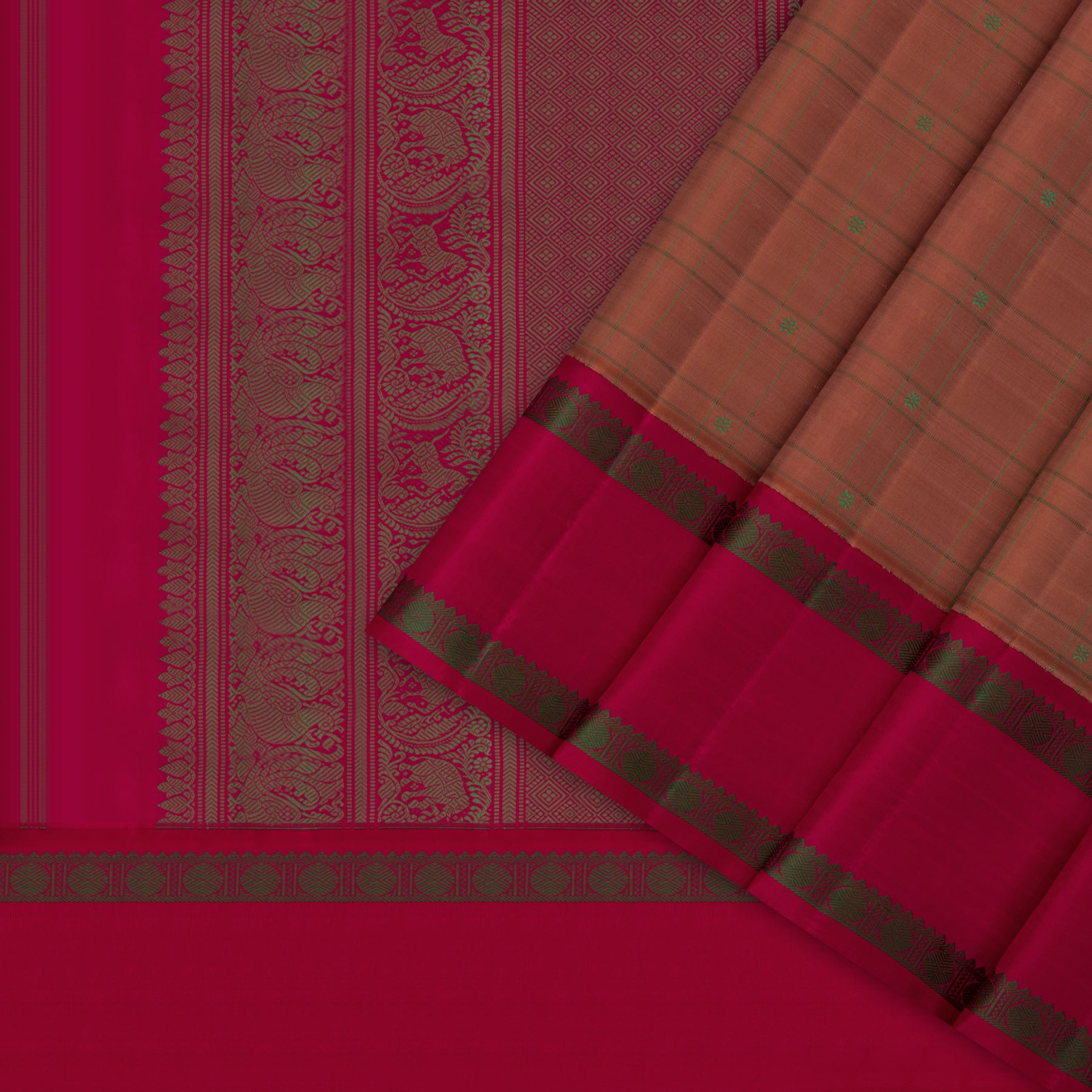 Kanakavalli Kanjivaram Silk Sari 23-595-HS001-13682 - Cover View