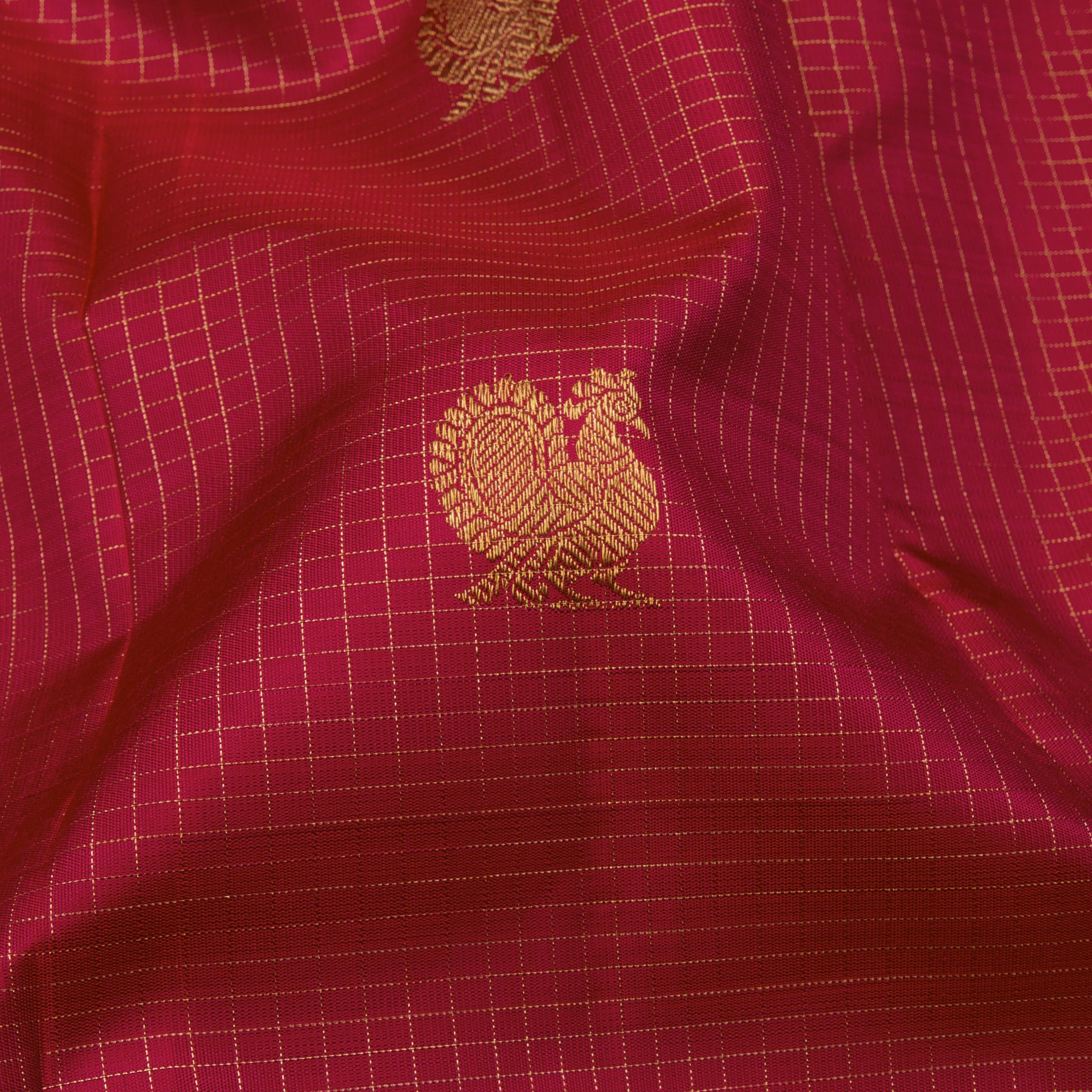 Kanakavalli Kanjivaram Silk Sari 23-595-HS001-13723 - Fabric View