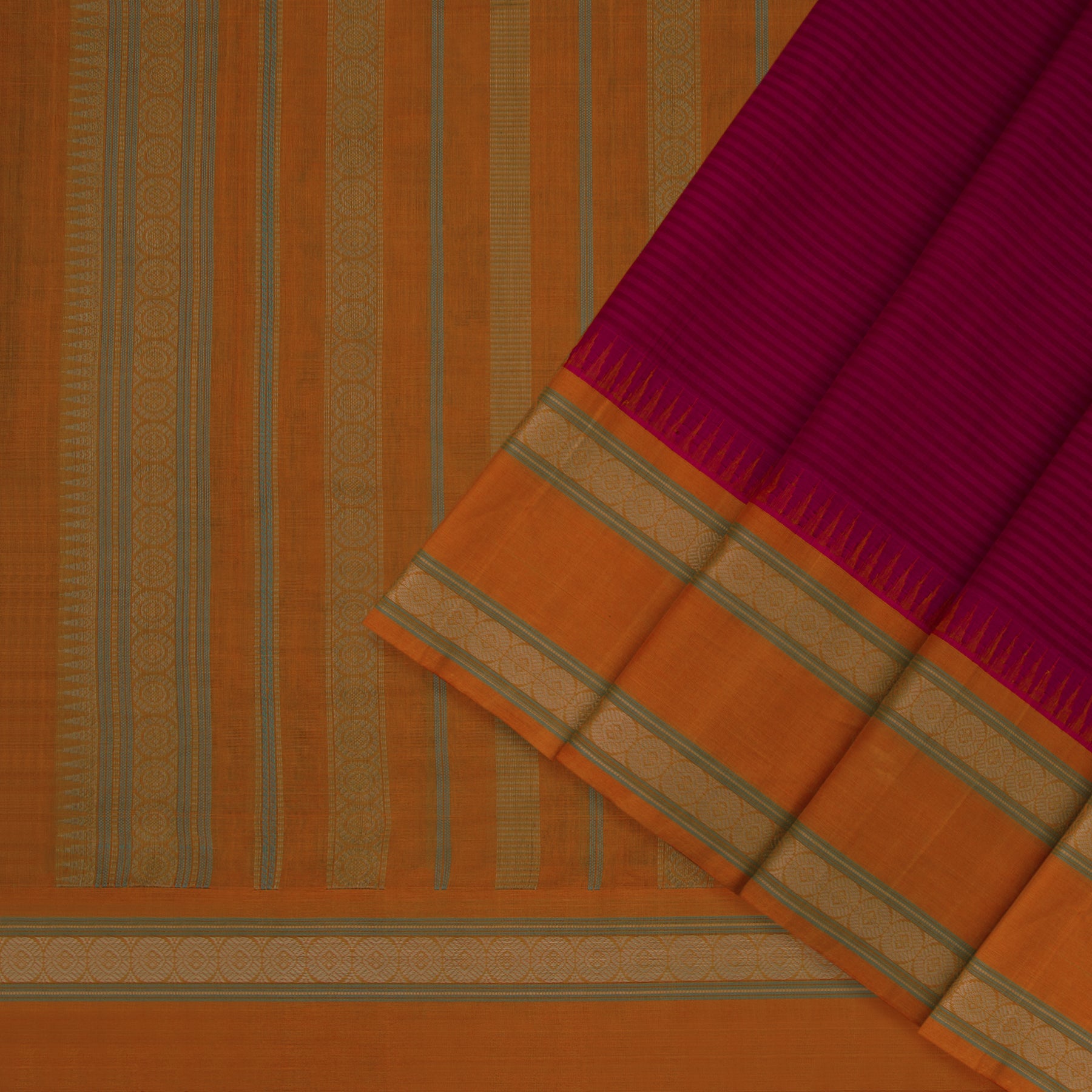 Kanakavalli Kanchi Cotton Sari 23-598-HS003-01395 - Cover View