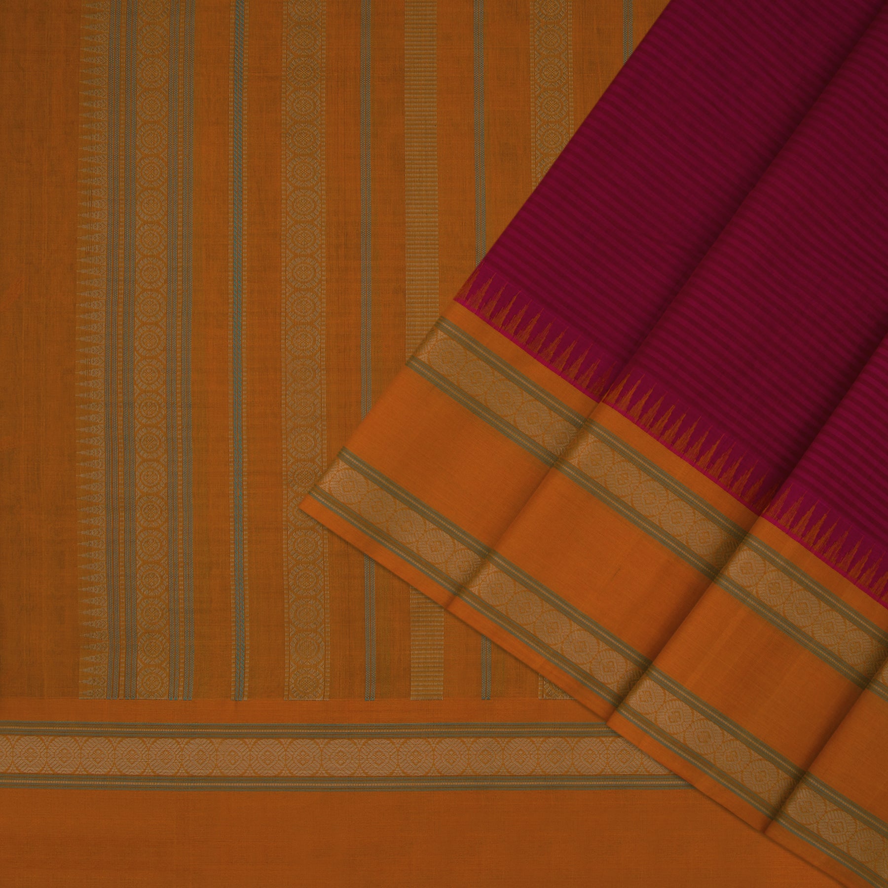 Kanakavalli Kanchi Cotton Sari 23-598-HS003-01396 - Cover View