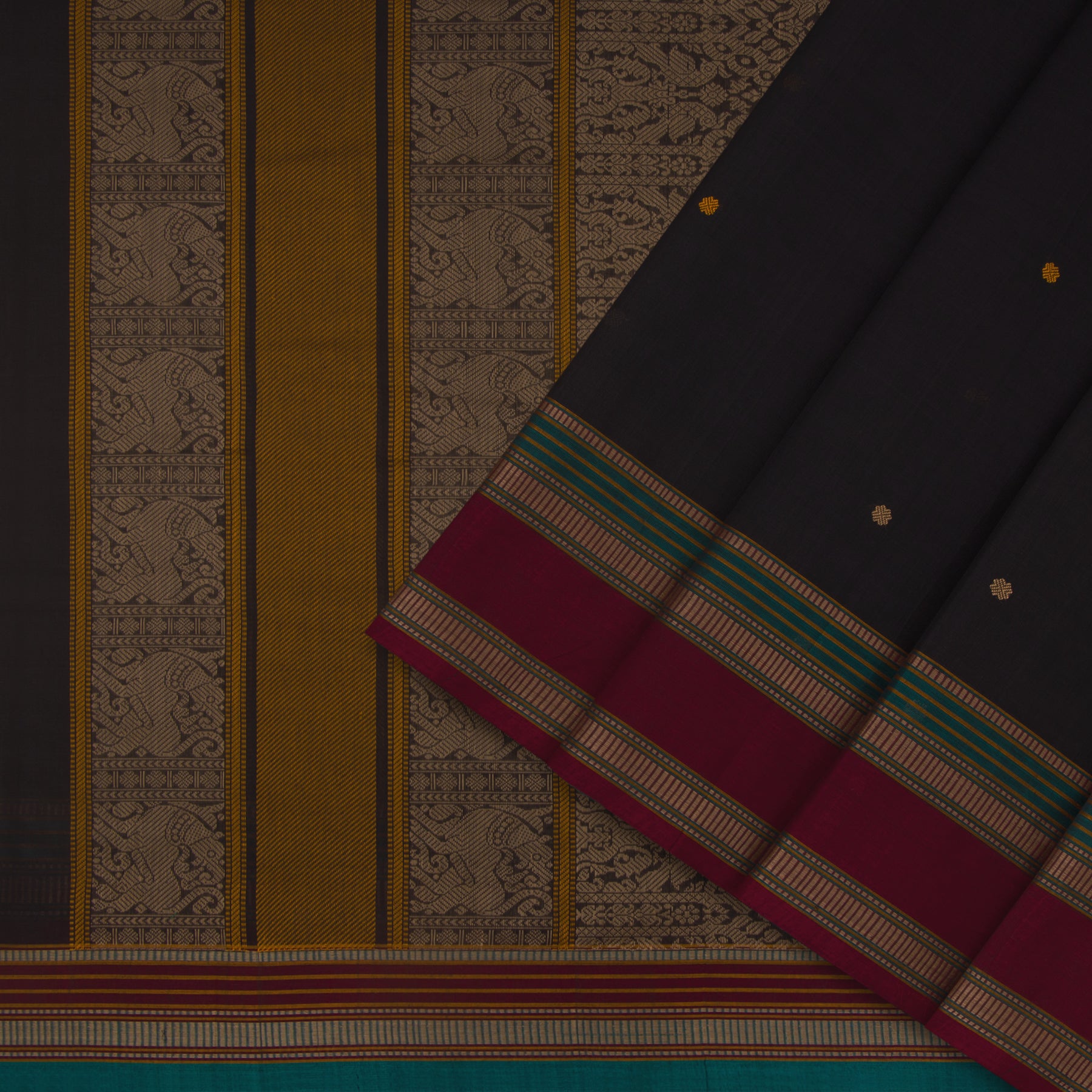 Kanakavalli Kanchi Cotton Sari 23-598-HS003-01414 - Cover View