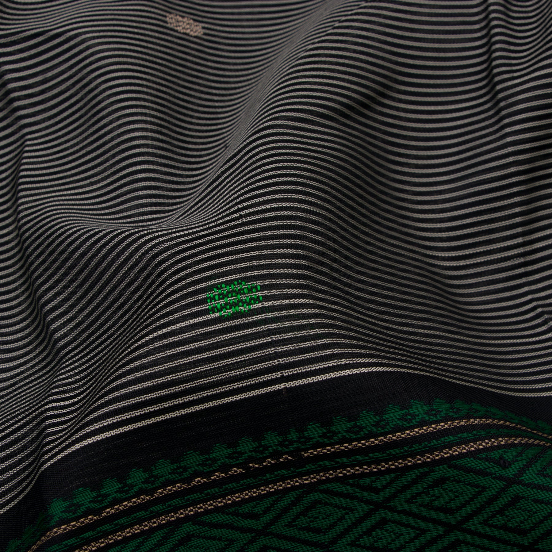 Kanakavalli Silk/Cotton Sari 23-598-HS005-00195 - Fabric View