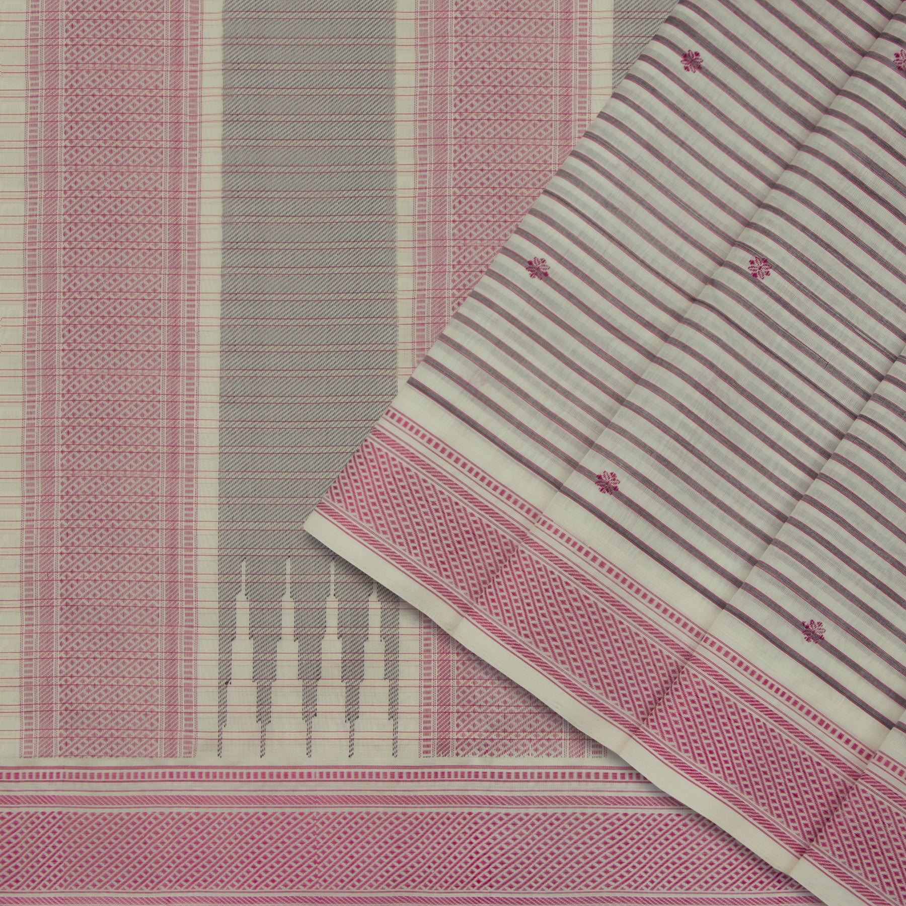 Kanakavalli Silk/Cotton Sari 23-598-HS005-01102 - Cover View