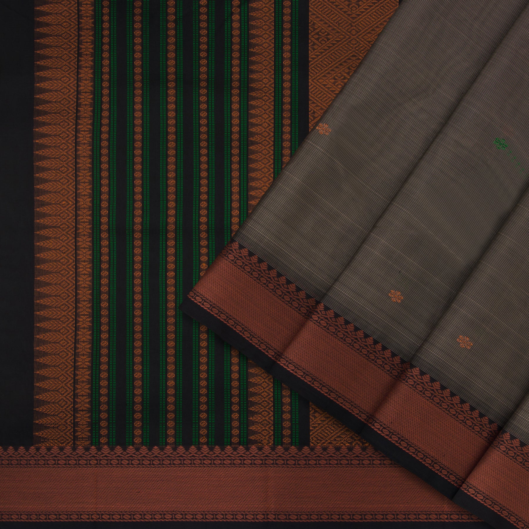 Kanakavalli Silk/Cotton Sari 23-598-HS005-01109 - Cover View