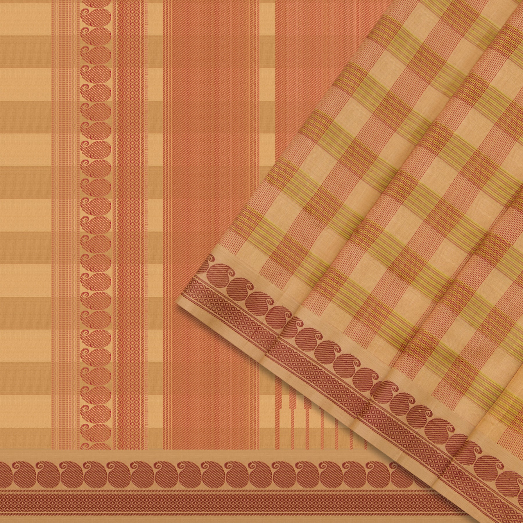 Kanakavalli Silk/Cotton Sari 23-598-HS005-13044 - Cover View