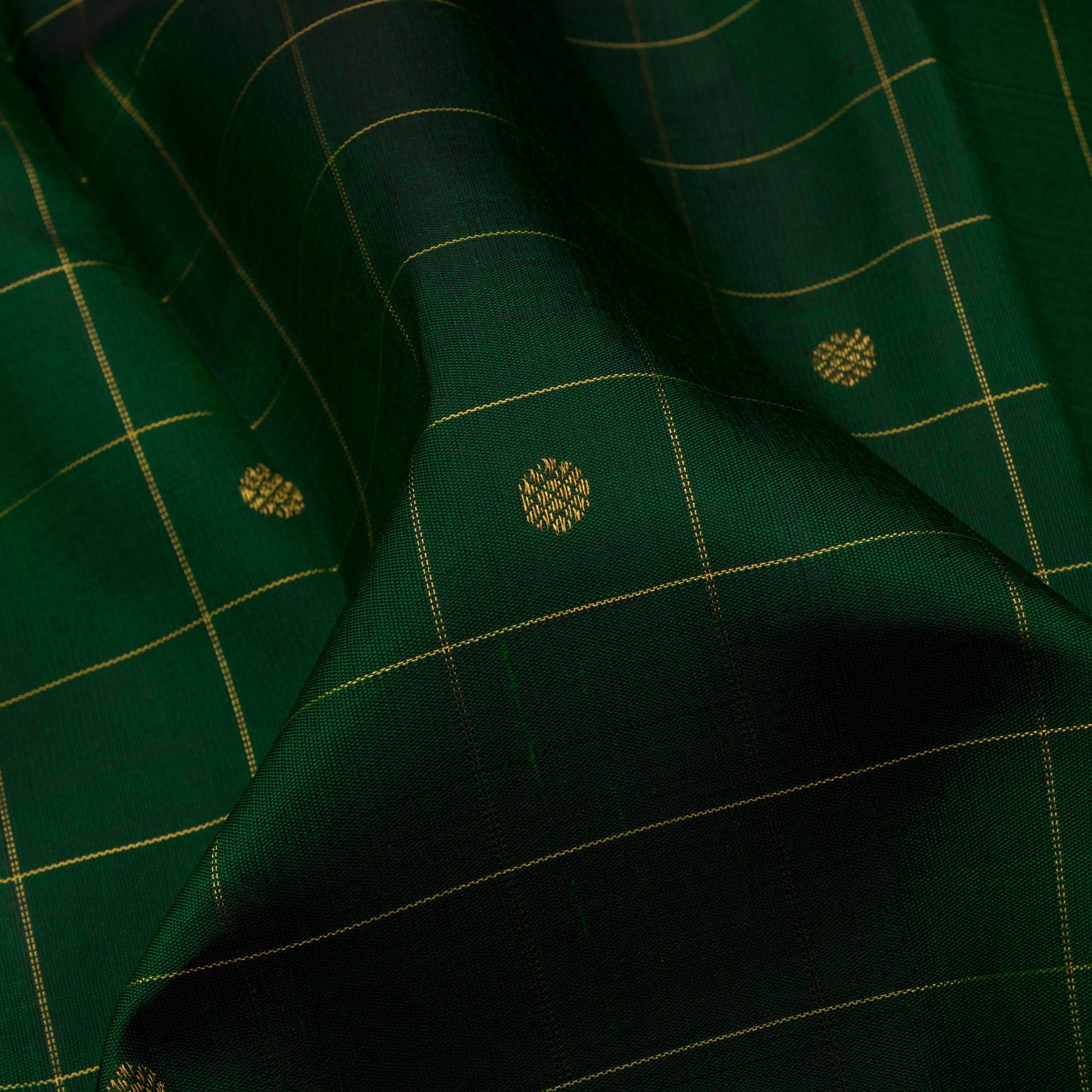 Kanakavalli Kattam - Vari Silk Blouse Length 23-599-HB001-12487 - Fabric View