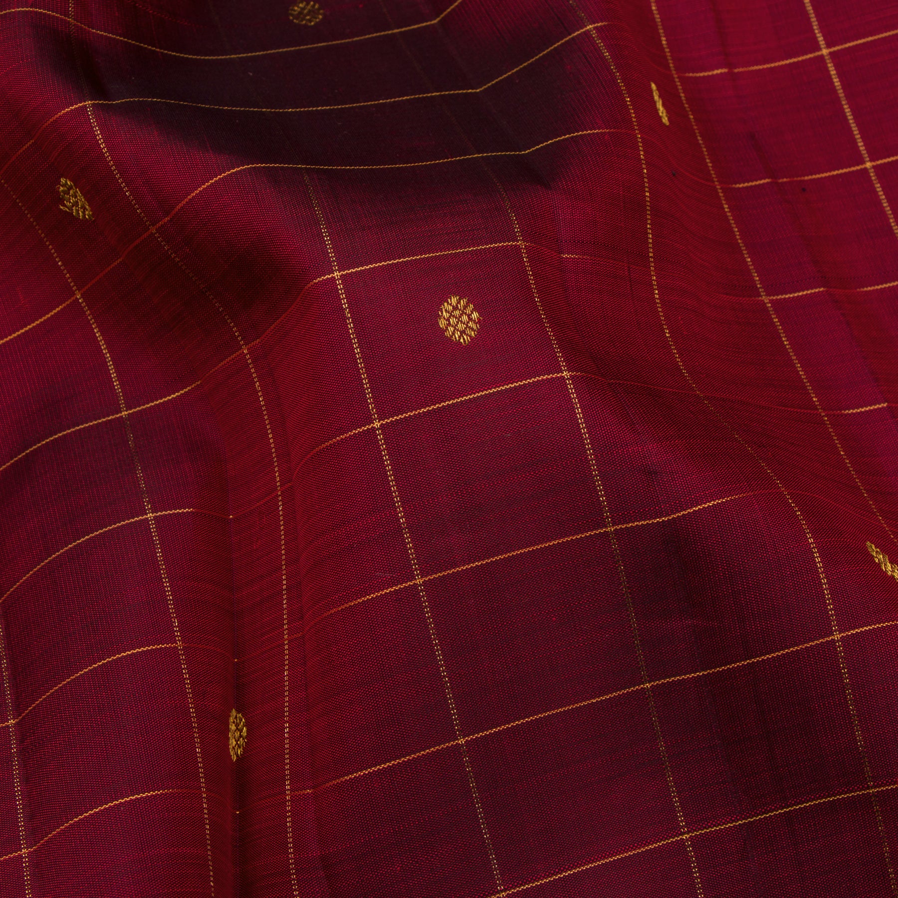 Kanakavalli Kattam - Vari Silk Blouse Length 23-599-HB001-13990 - Fabric View