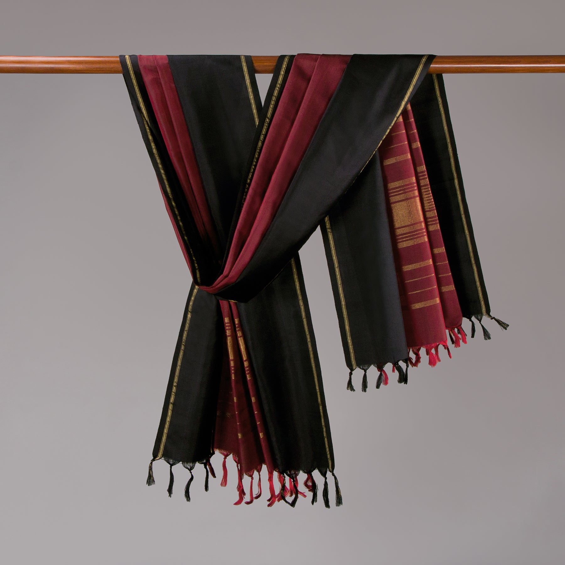 Kanakavalli Kanjivaram Silk Dupatta 23-599-HD001-12519 - Fabric View