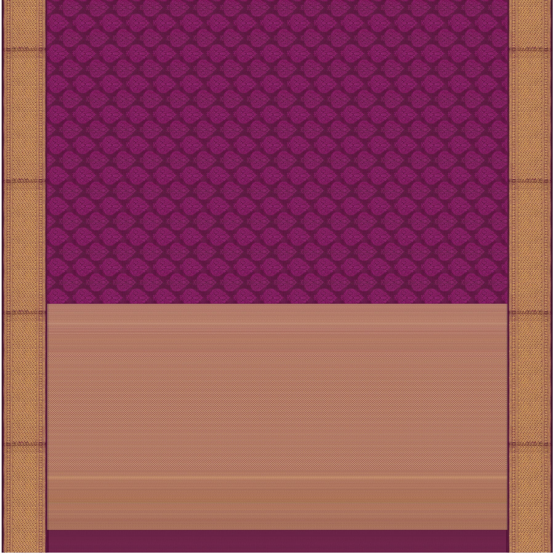 Kanakavalli Kanjivaram Silk Sari 23-599-HS001-00737 - Full View