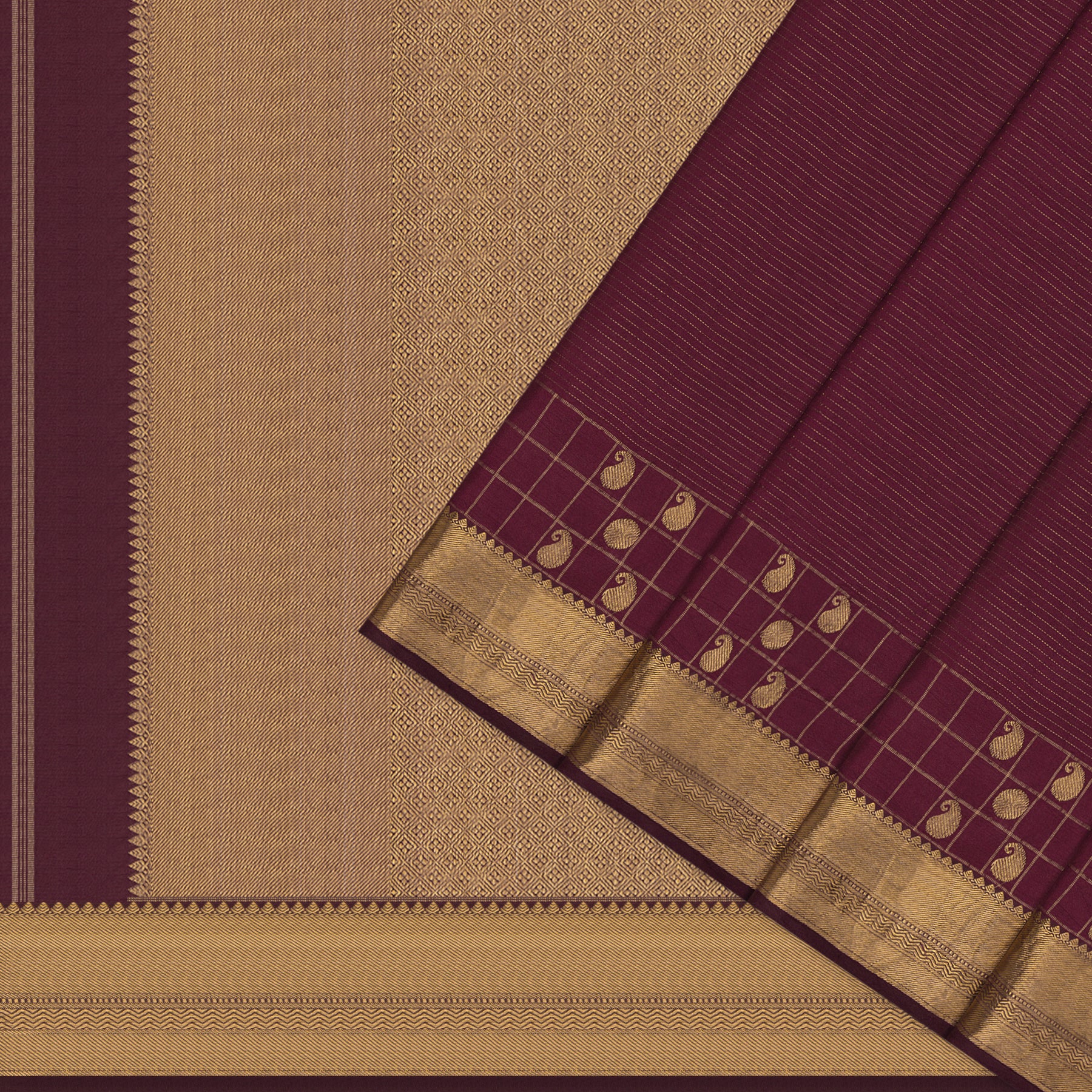 Kanakavalli Kanjivaram Silk Sari 23-599-HS001-00749 - Cover View