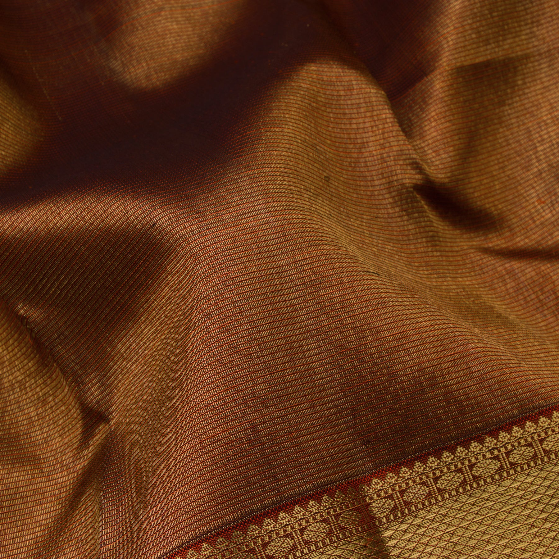 Kanakavalli Kanjivaram Silk Sari 23-599-HS001-01551 - Fabric View