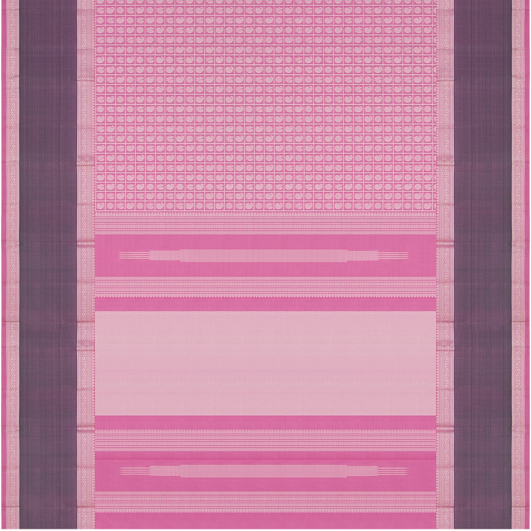 Kanakavalli Kanjivaram Silk Sari 23-599-HS001-02034 - Full View