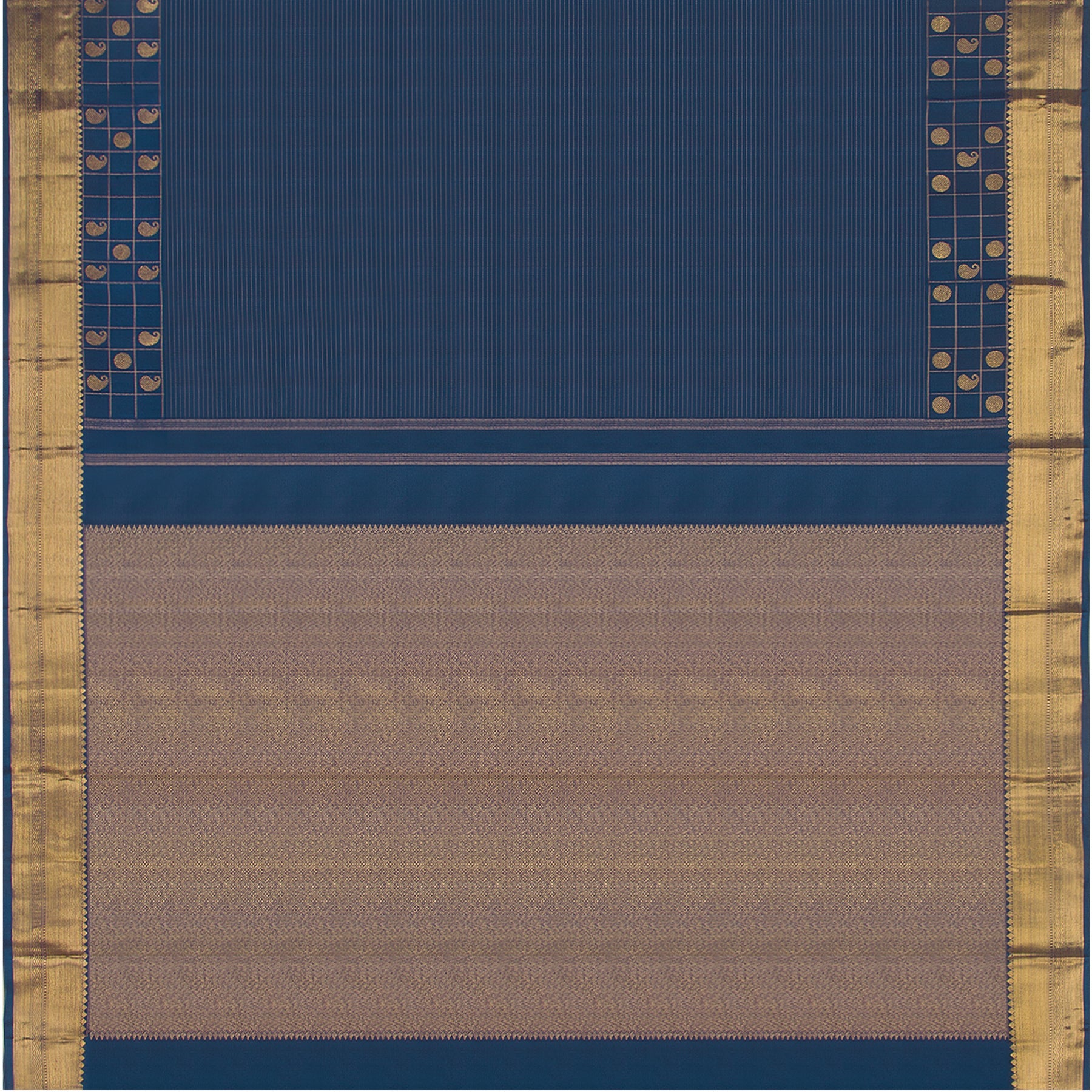 Kanakavalli Kanjivaram Silk Sari 23-599-HS001-03111 - Full View