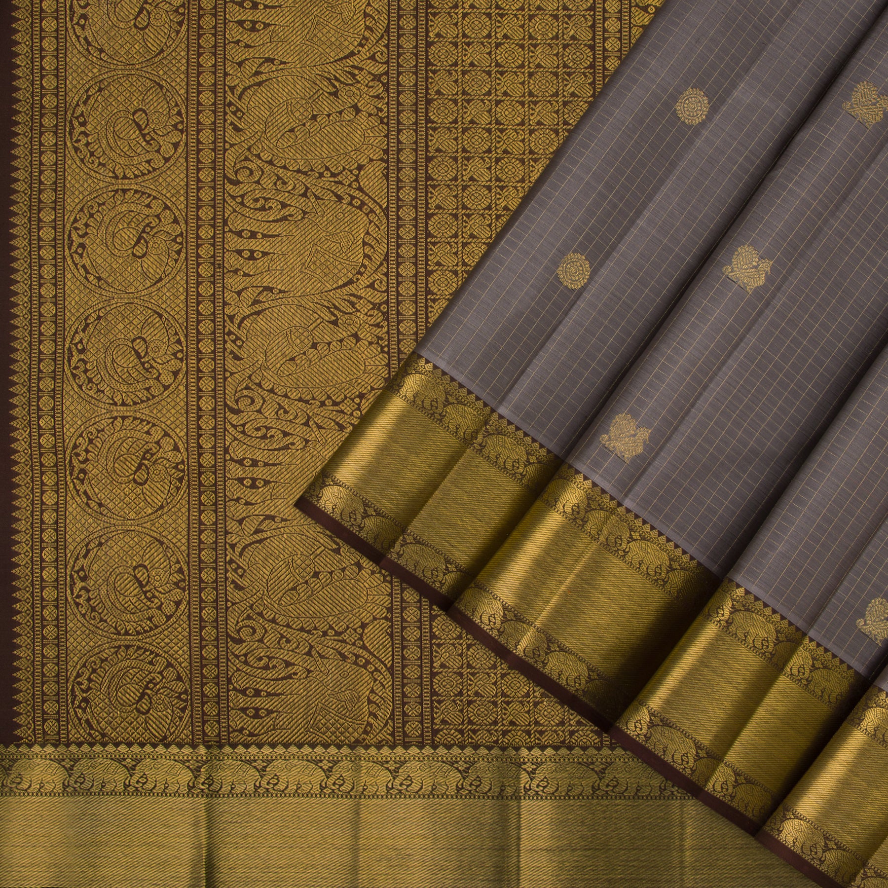 Kanakavalli Kanjivaram Silk Sari 23-599-HS001-03152 - Cover View