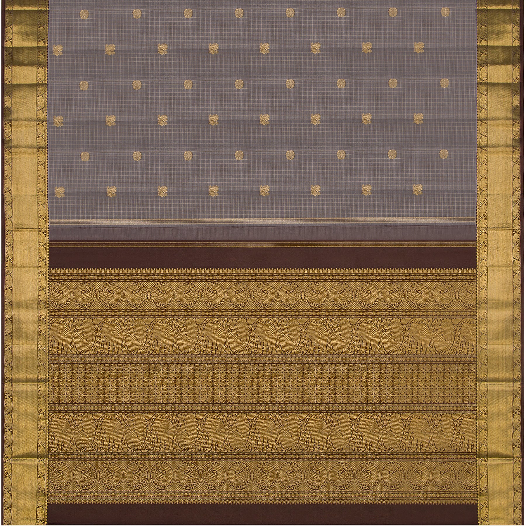 Kanakavalli Kanjivaram Silk Sari 23-599-HS001-03152 - Full View
