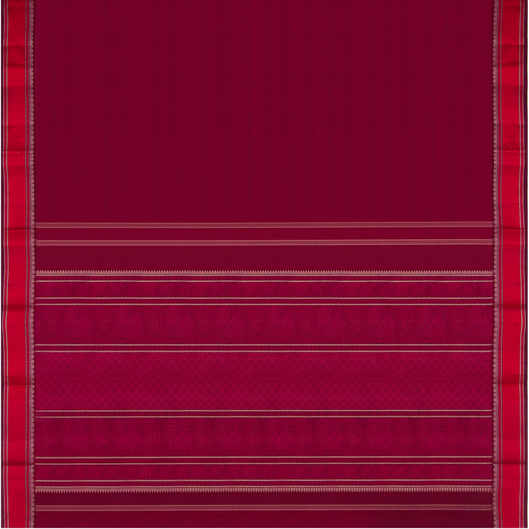 Kanakavalli Kanjivaram Silk Sari 23-599-HS001-03169 - Full View