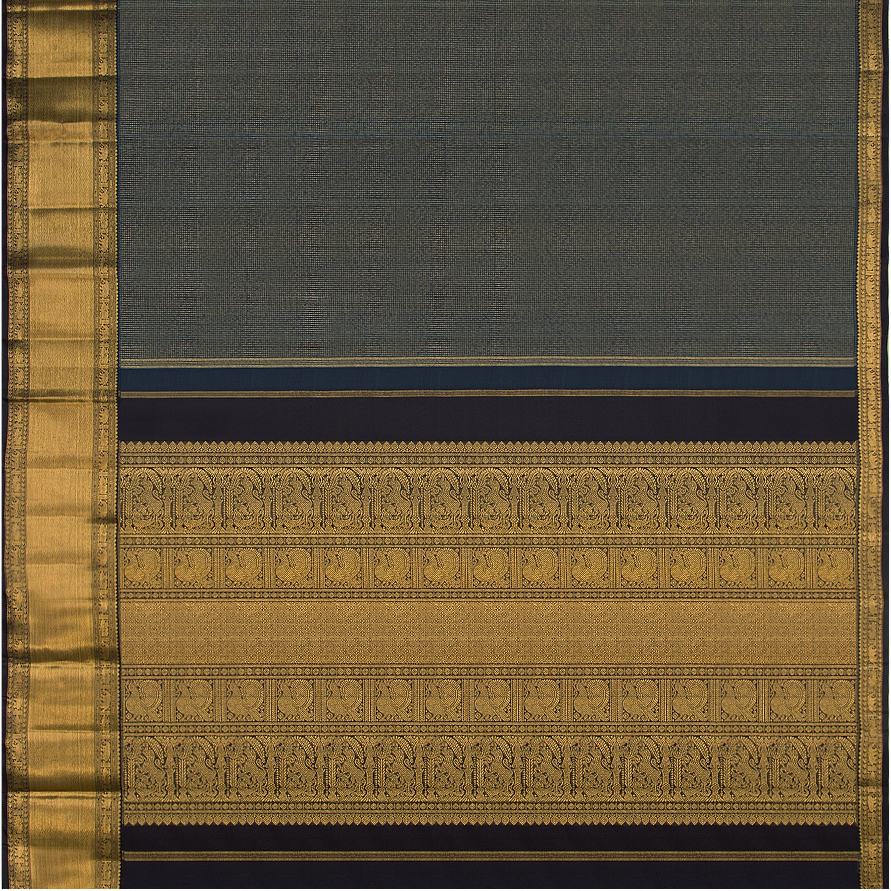 Kanakavalli Kanjivaram Silk Sari 23-599-HS001-03171 - Full View