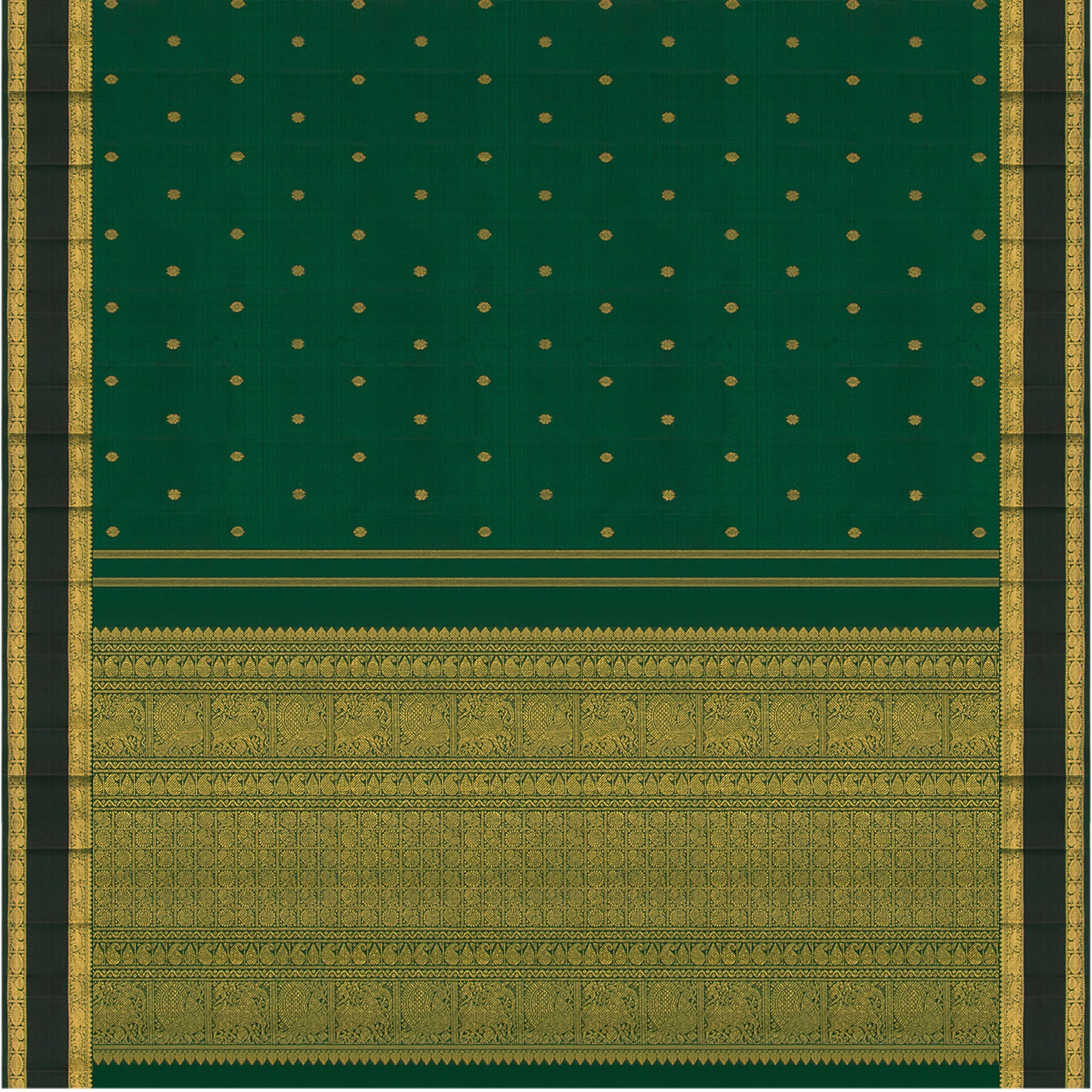Kanakavalli Kanjivaram Silk Sari 23-599-HS001-03192 - Full View