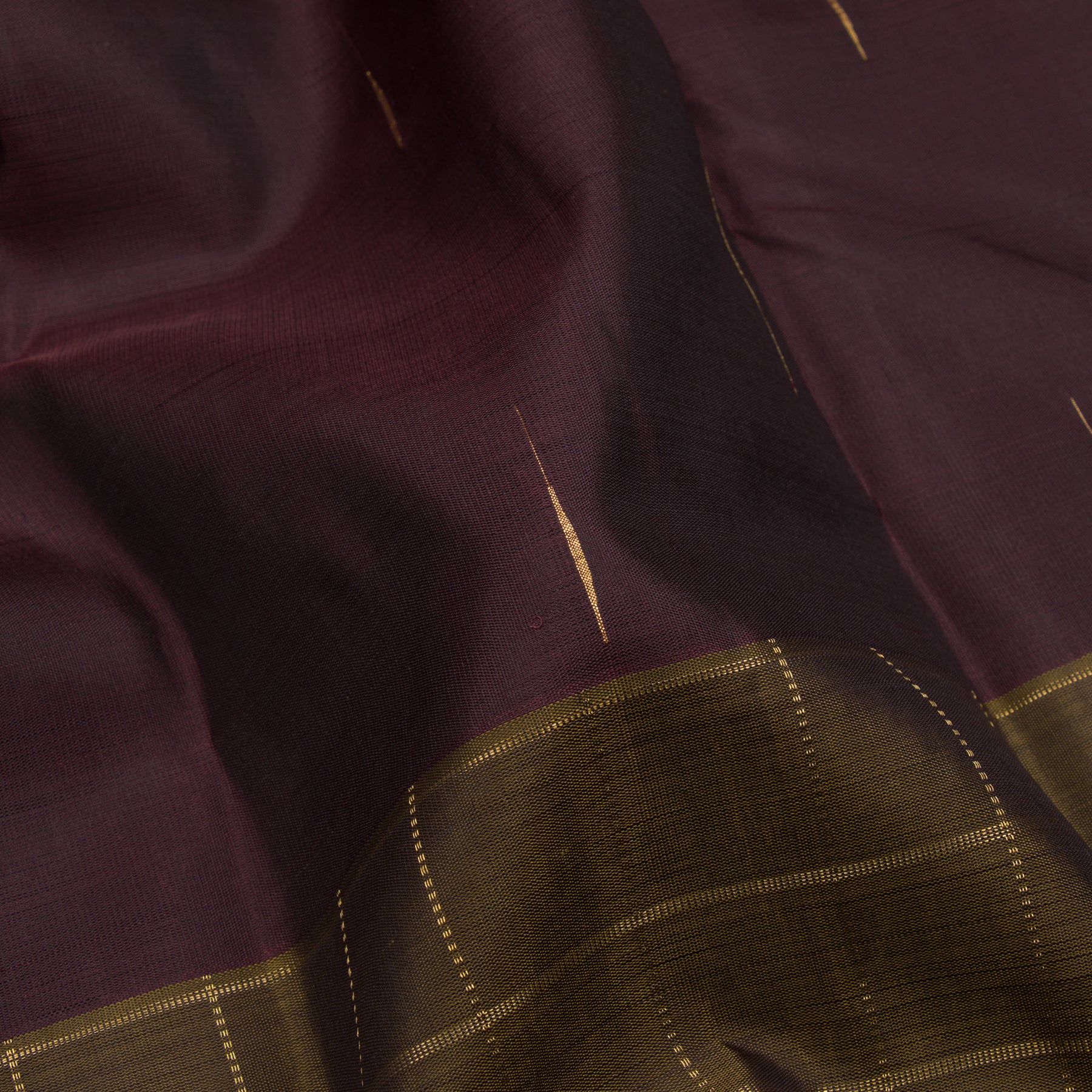 Kanakavalli Kanjivaram Silk Sari 23-599-HS001-03974 - Fabric View