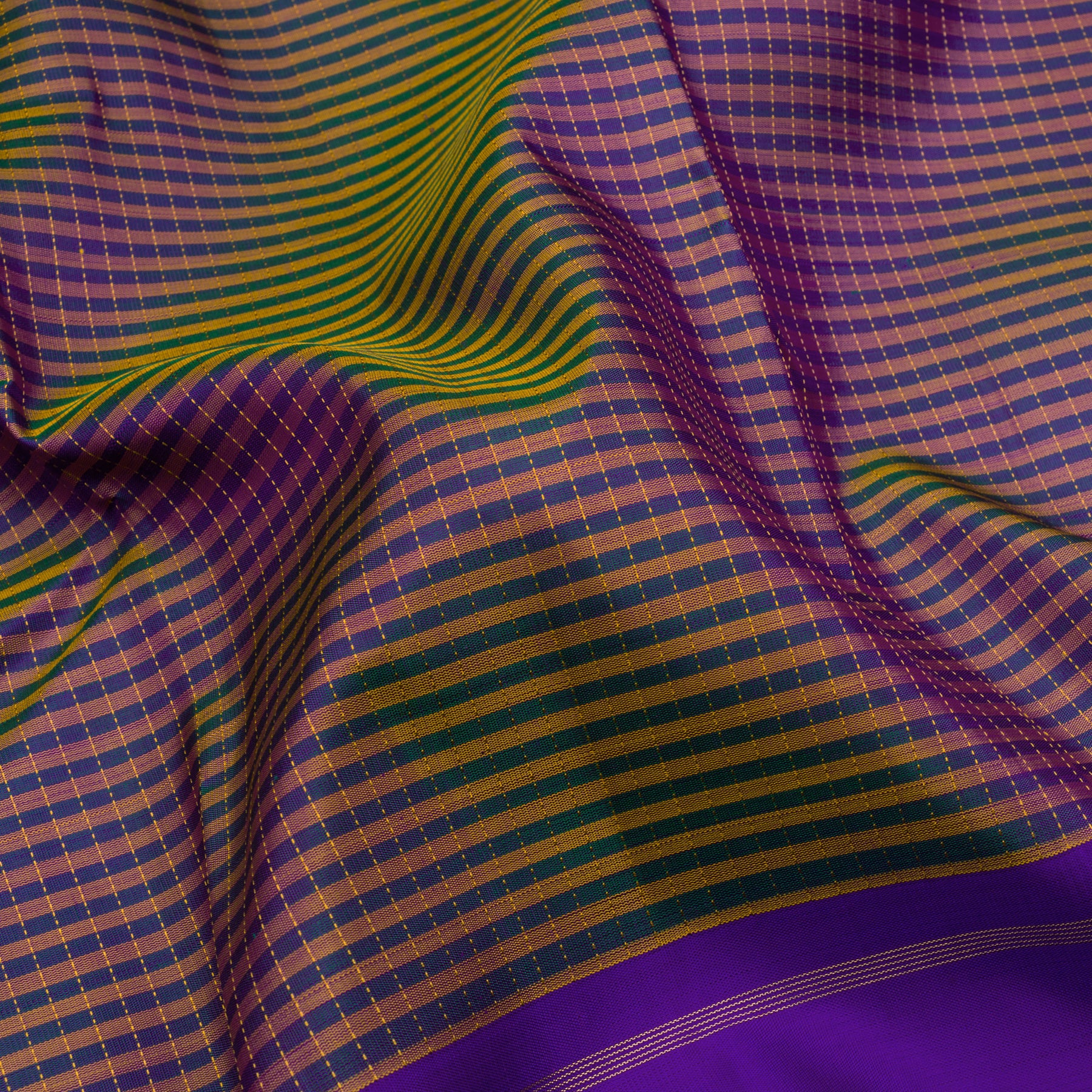 Kanakavalli Kanjivaram Silk Sari 23-599-HS001-04026 - Fabric View