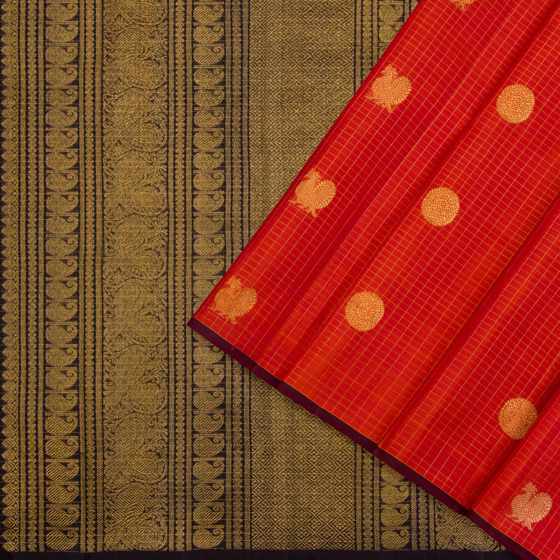 Kanakavalli Kanjivaram Silk Sari 23-599-HS001-04077 - Cover View