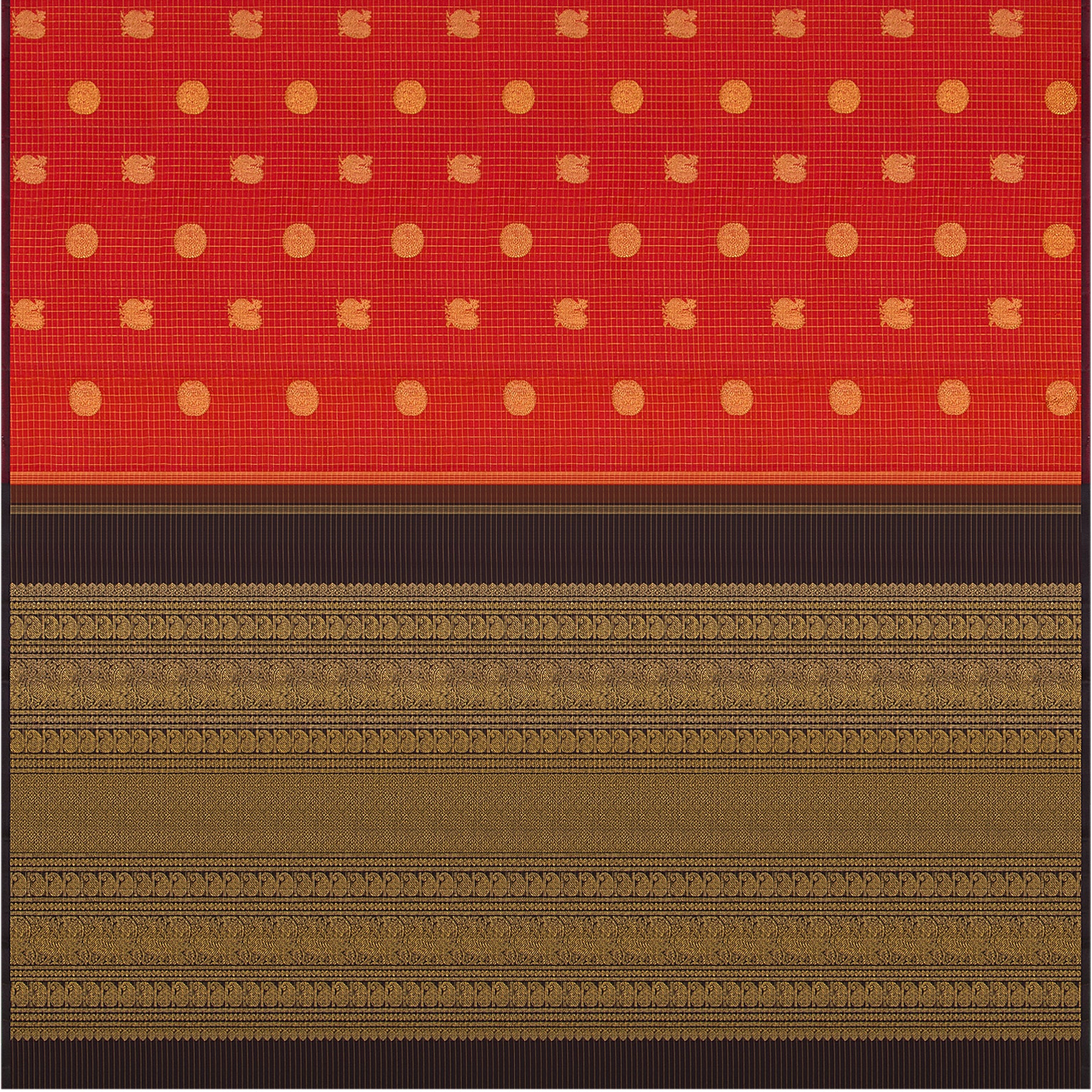 Kanakavalli Kanjivaram Silk Sari 23-599-HS001-04077 - Full View