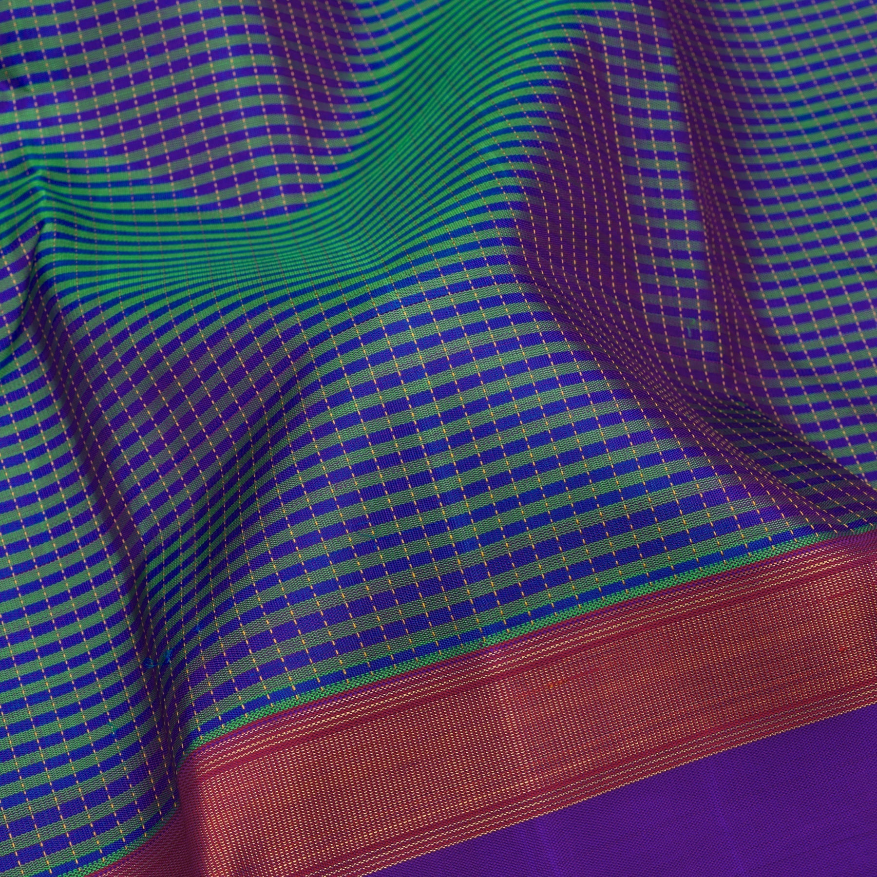 Kanakavalli Kanjivaram Silk Sari 23-599-HS001-05224 - Fabric View