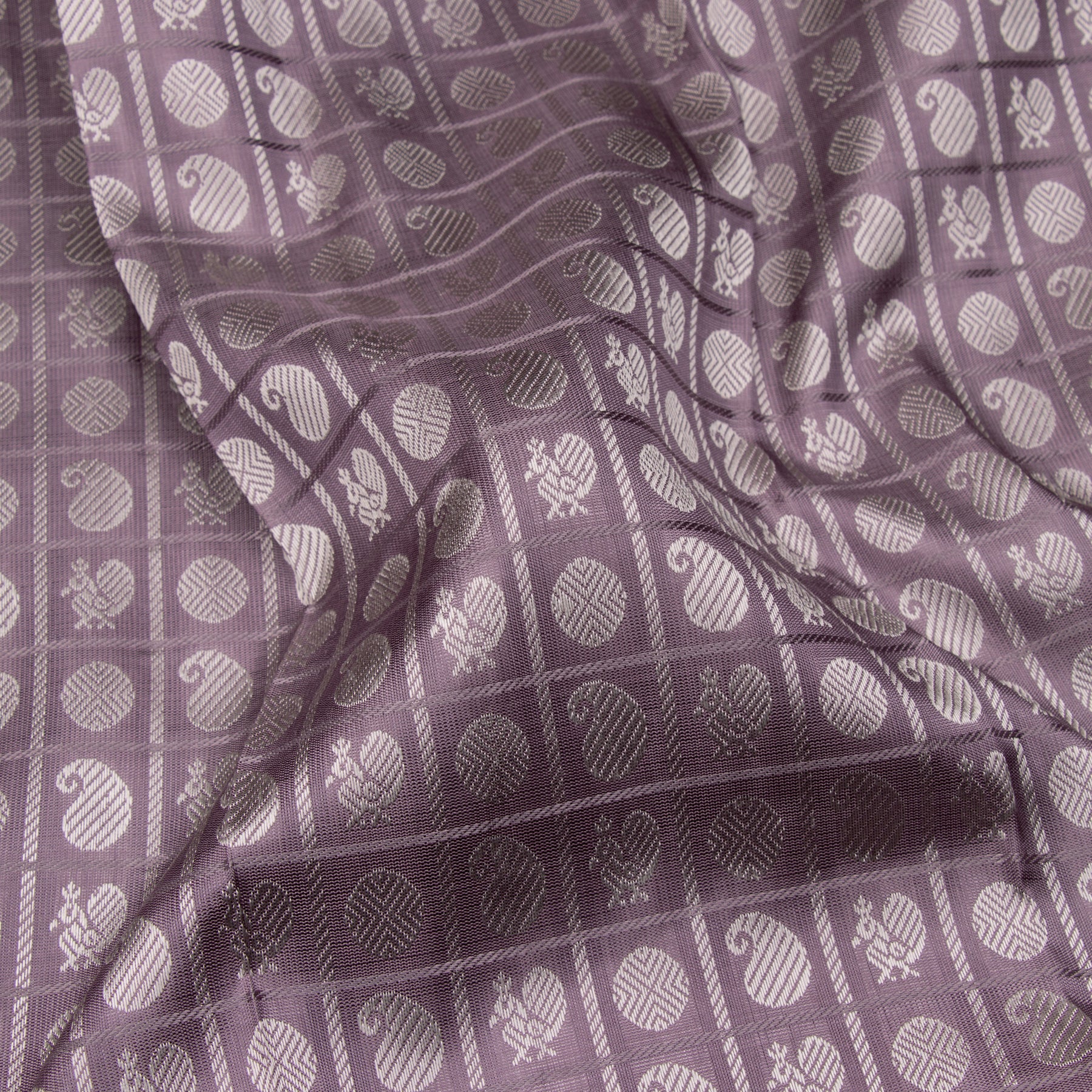 Kanakavalli Kanjivaram Silk Sari 23-599-HS001-05248 - Fabric View