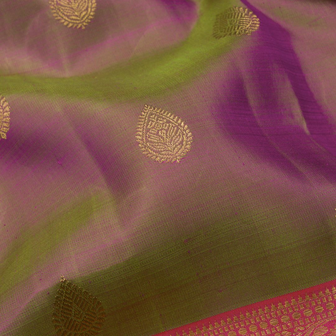 Kanakavalli Kanjivaram Silk Sari 23-599-HS001-05281 - Fabric View