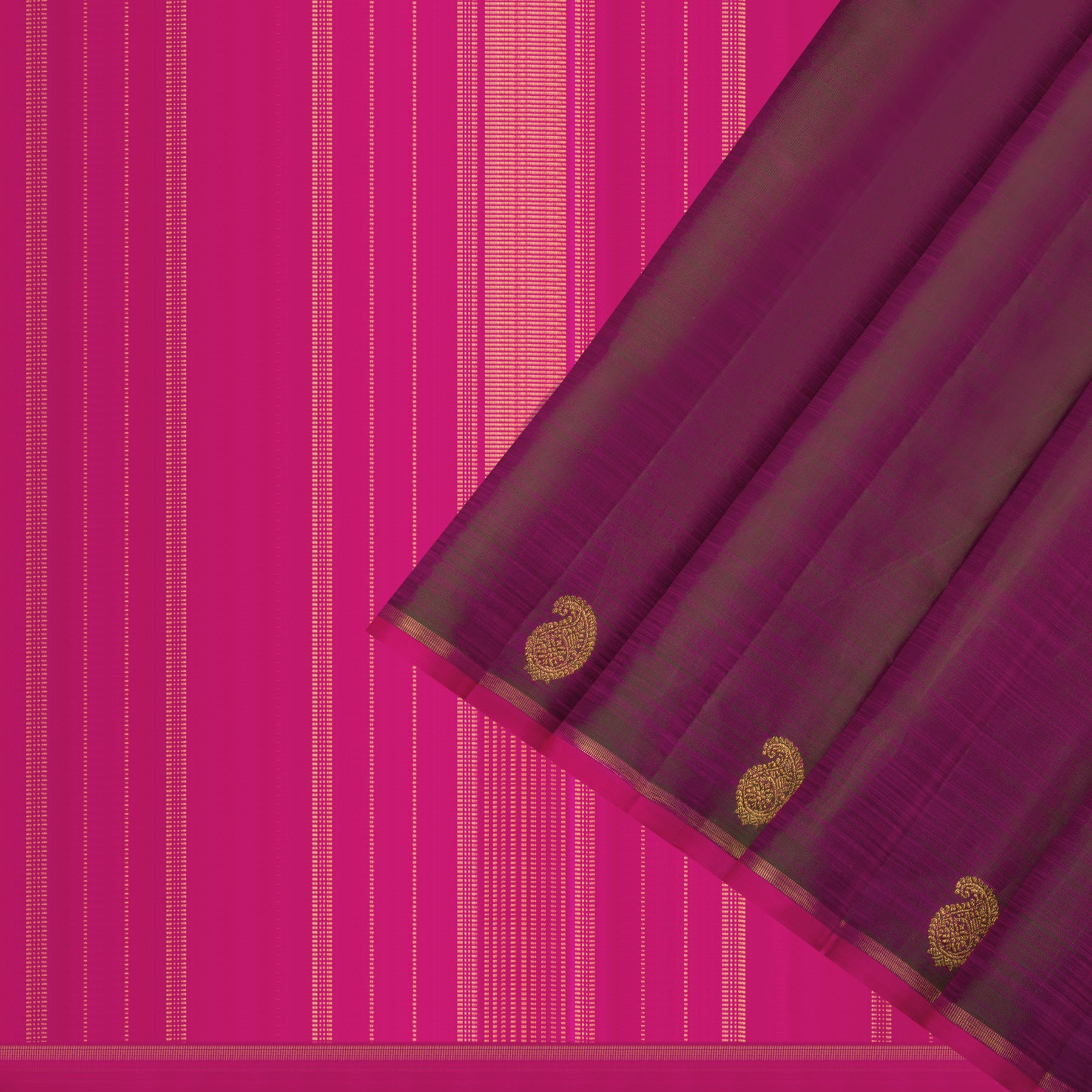  Kanakavalli Kanjivaram Silk Sari 23-599-HS001-08131 - Cover View