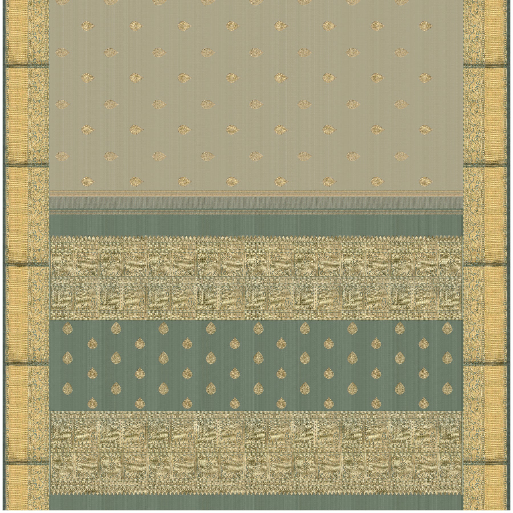 Kanakavalli Kanjivaram Silk Sari 23-599-HS001-08213 - Full View