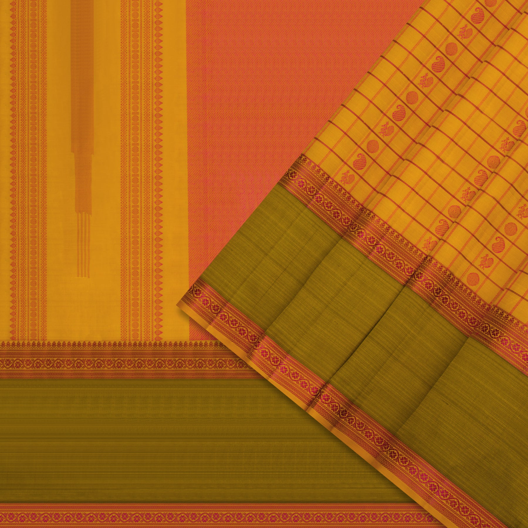 Kanakavalli Kanjivaram Silk Sari 23-599-HS001-09741 - Cover View