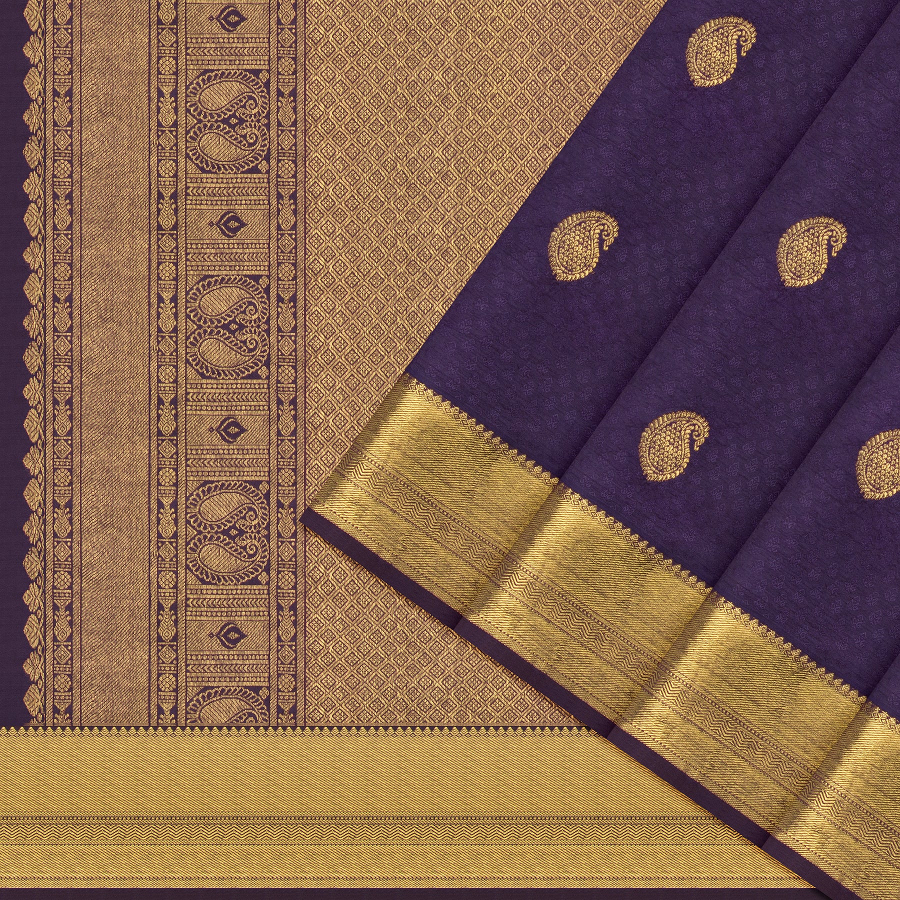 Kanakavalli Kanjivaram Silk Sari 23-599-HS001-09769 - Cover View