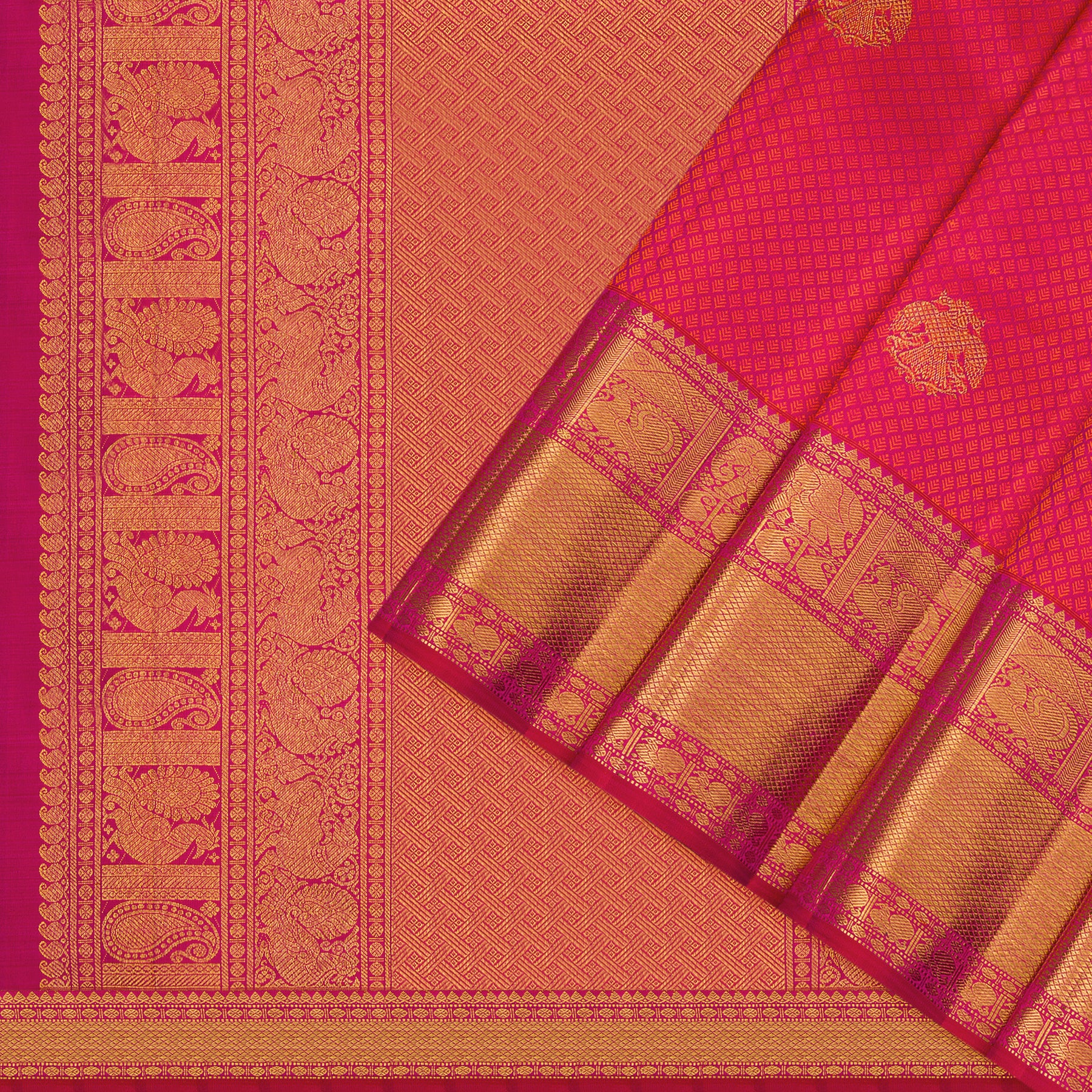 Kanakavalli Kanjivaram Silk Sari 23-599-HS001-11232 - Cover View