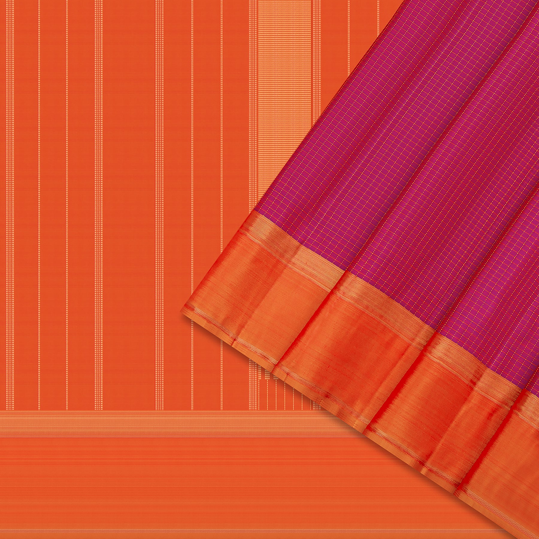 Kanakavalli Kanjivaram Silk Sari 23-599-HS001-12066 - Cover View