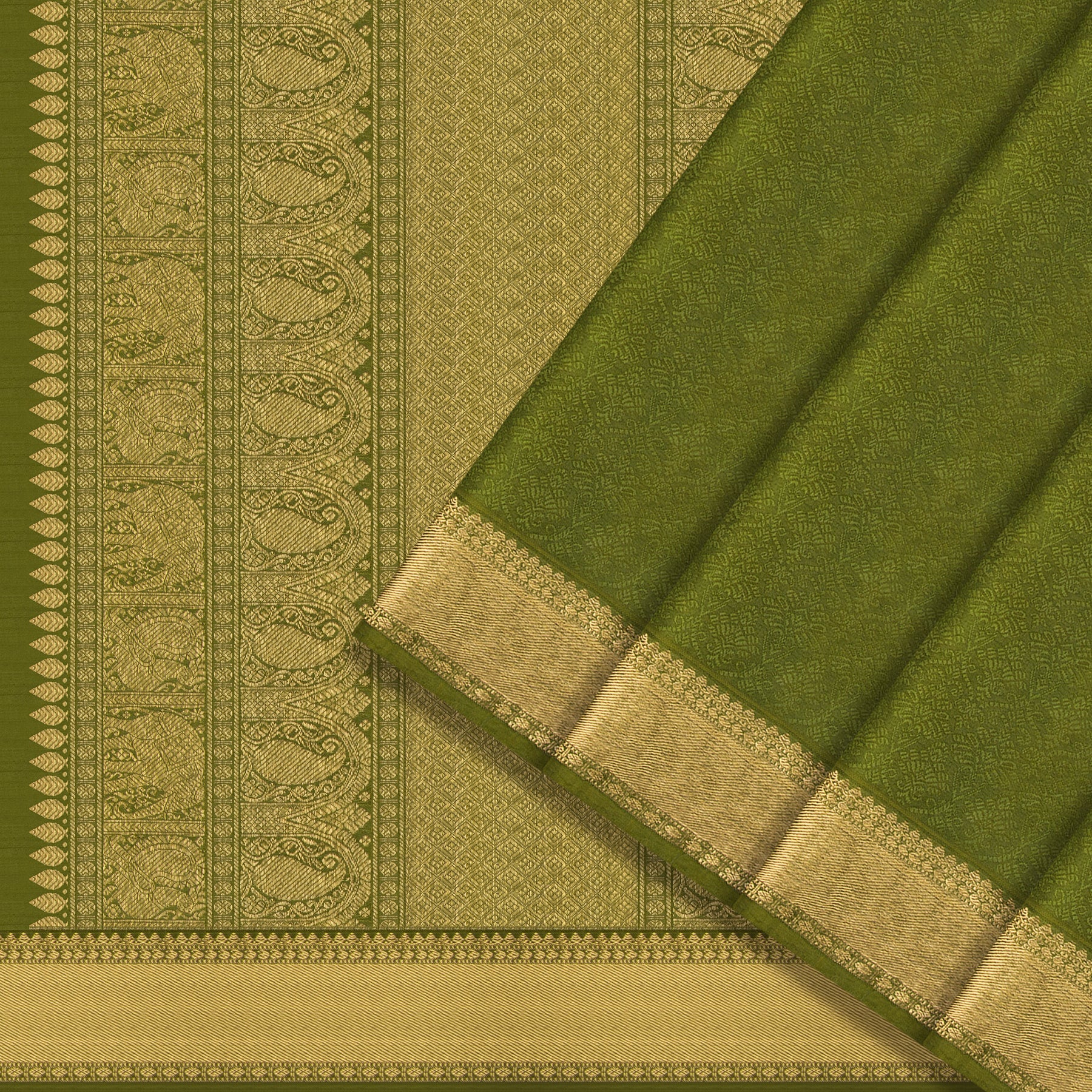 Kanakavalli Kanjivaram Silk Sari 23-599-HS001-12338 - Cover View