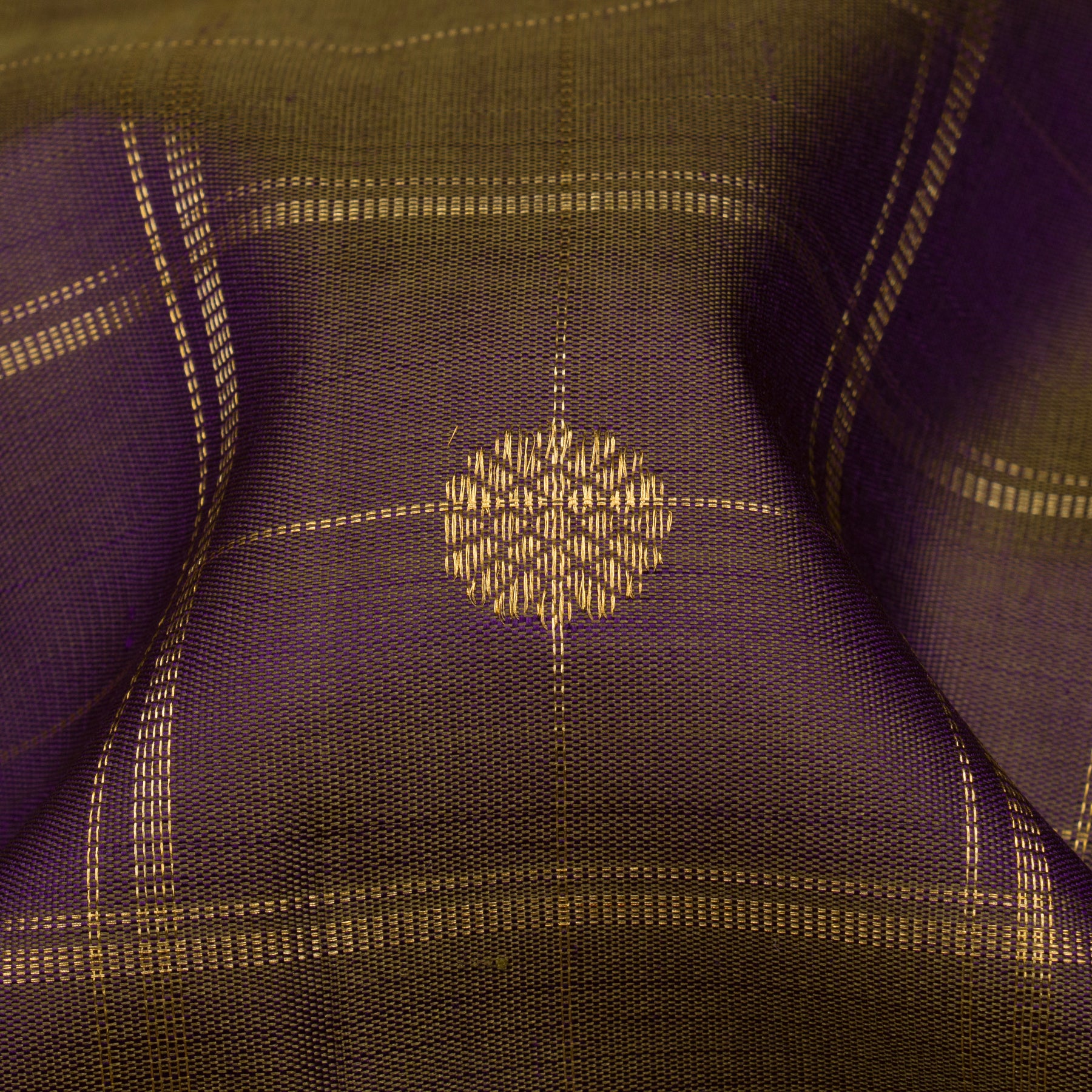 Kanakavalli Kanjivaram Silk Sari 23-599-HS001-13852 - Fabric View