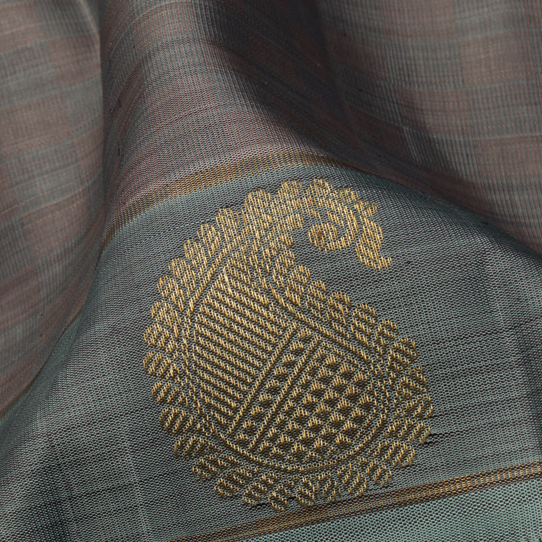Kanakavalli Kanjivaram Silk Sari 23-599-HS001-13854 - Fabric View