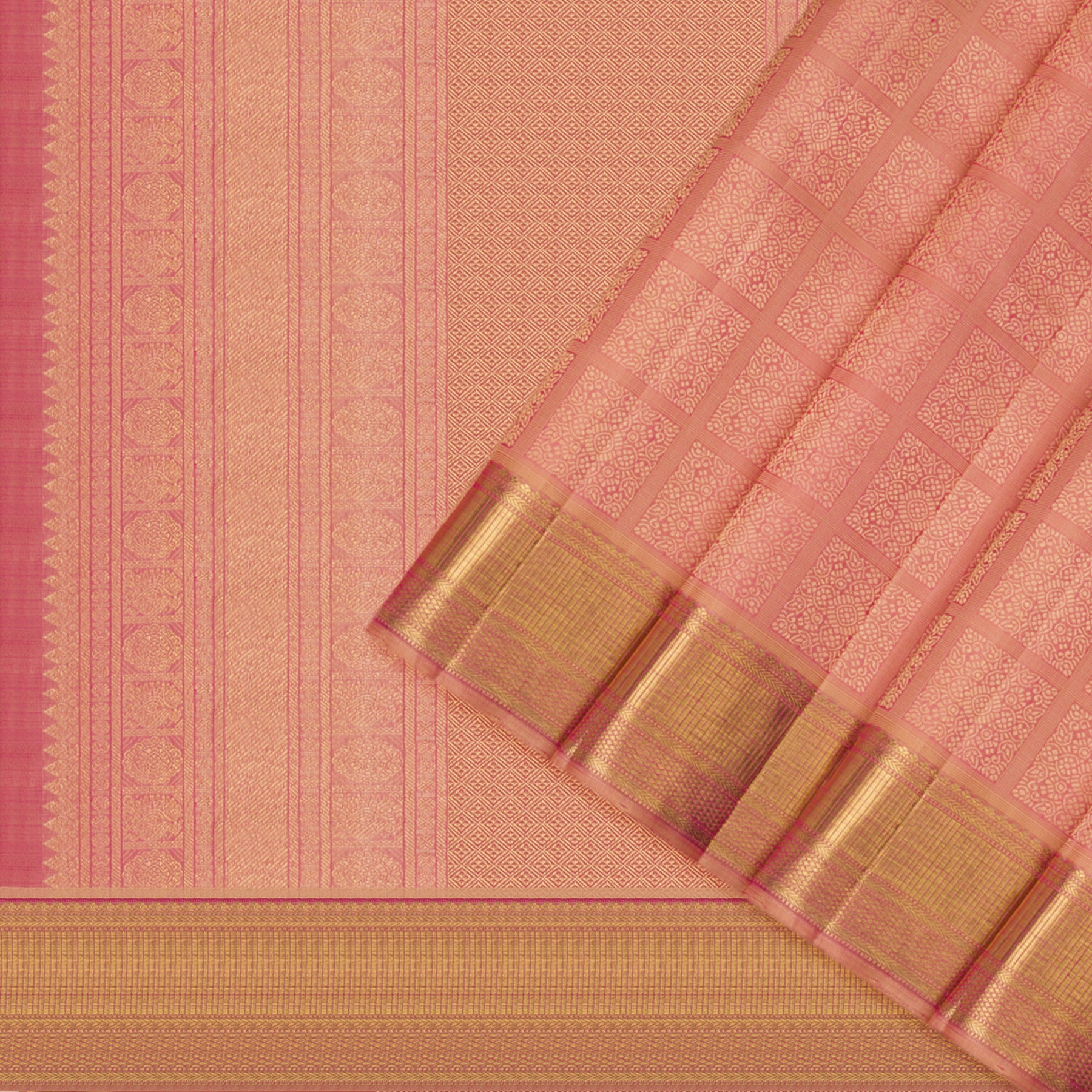 Kanakavalli Kanjivaram Silk Sari 23-599-HS001-13870 - Cover View