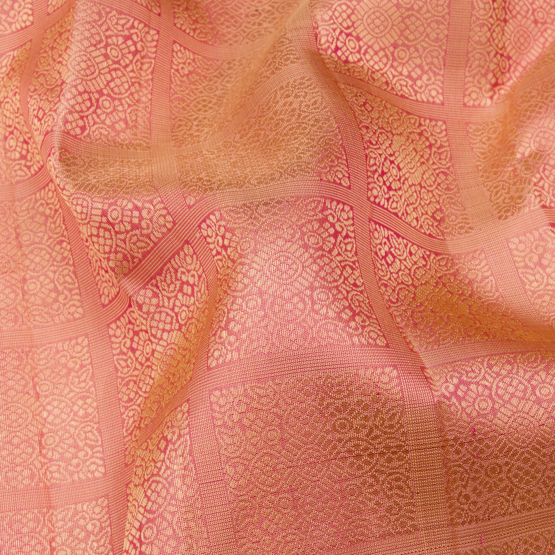 Kanakavalli Kanjivaram Silk Sari 23-599-HS001-13870 - Fabric View
