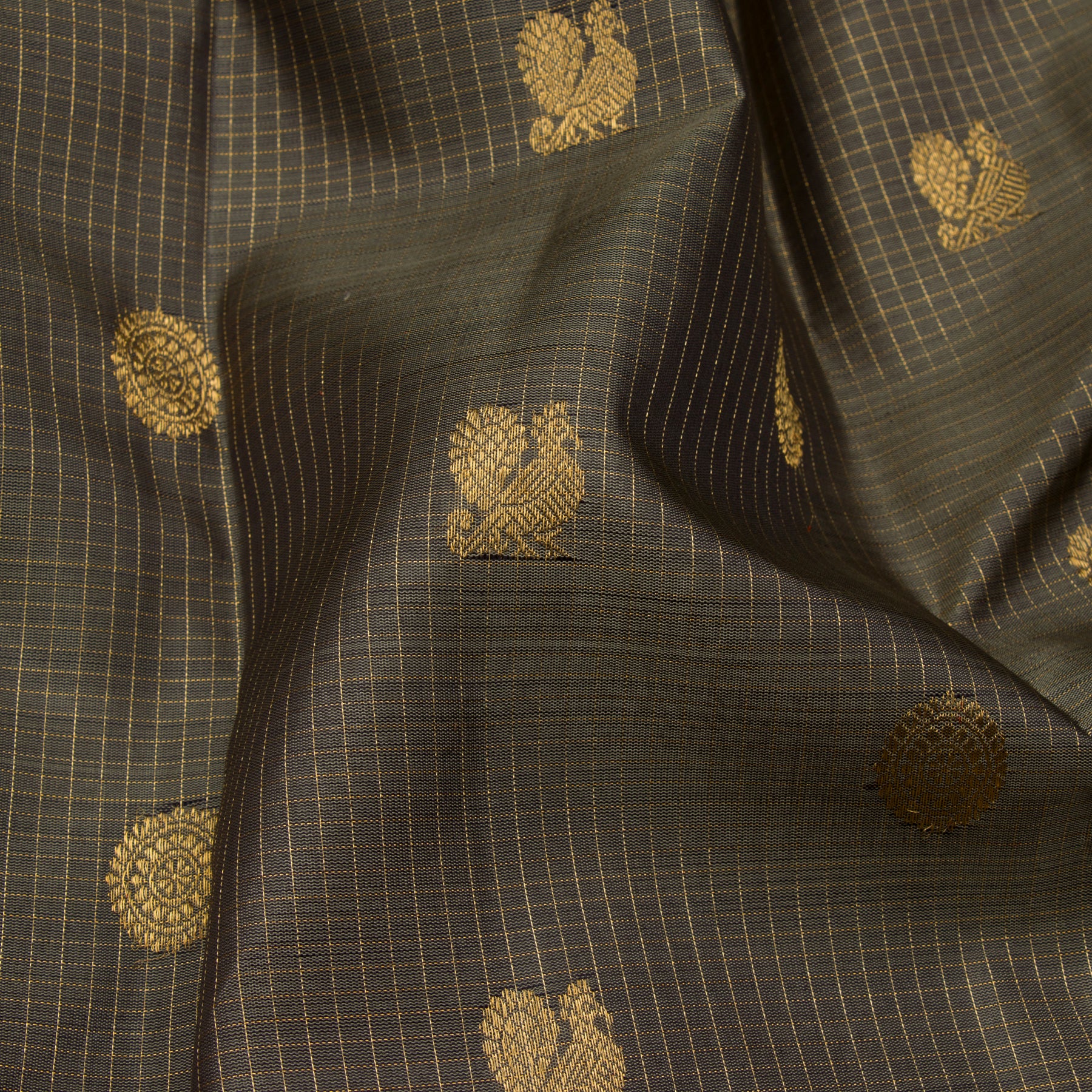 Kanakavalli Kanjivaram Silk Sari 23-599-HS001-13940 - Fabric View